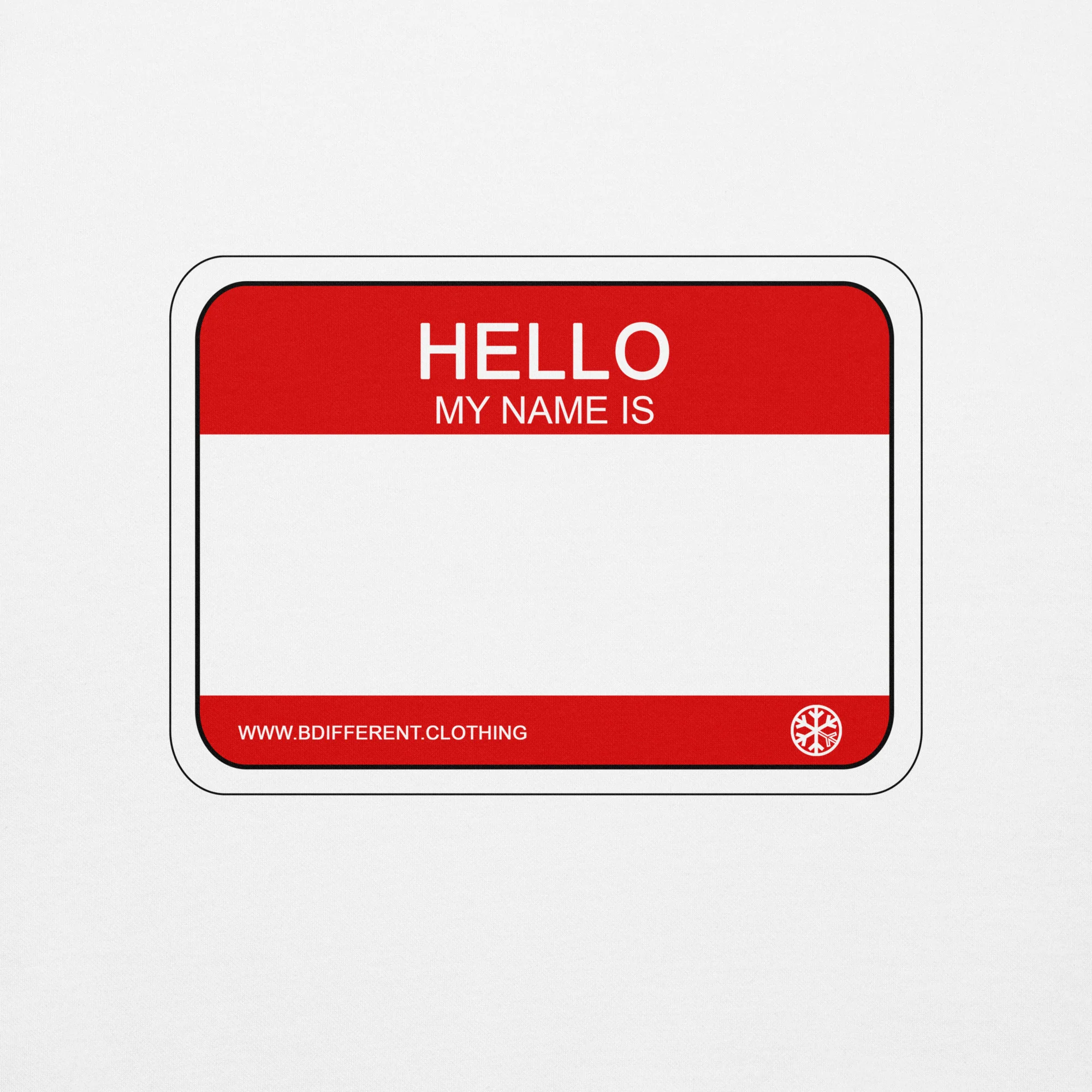 Hello My Name Is Sticker Graffiti Sweatshirt - Image 20