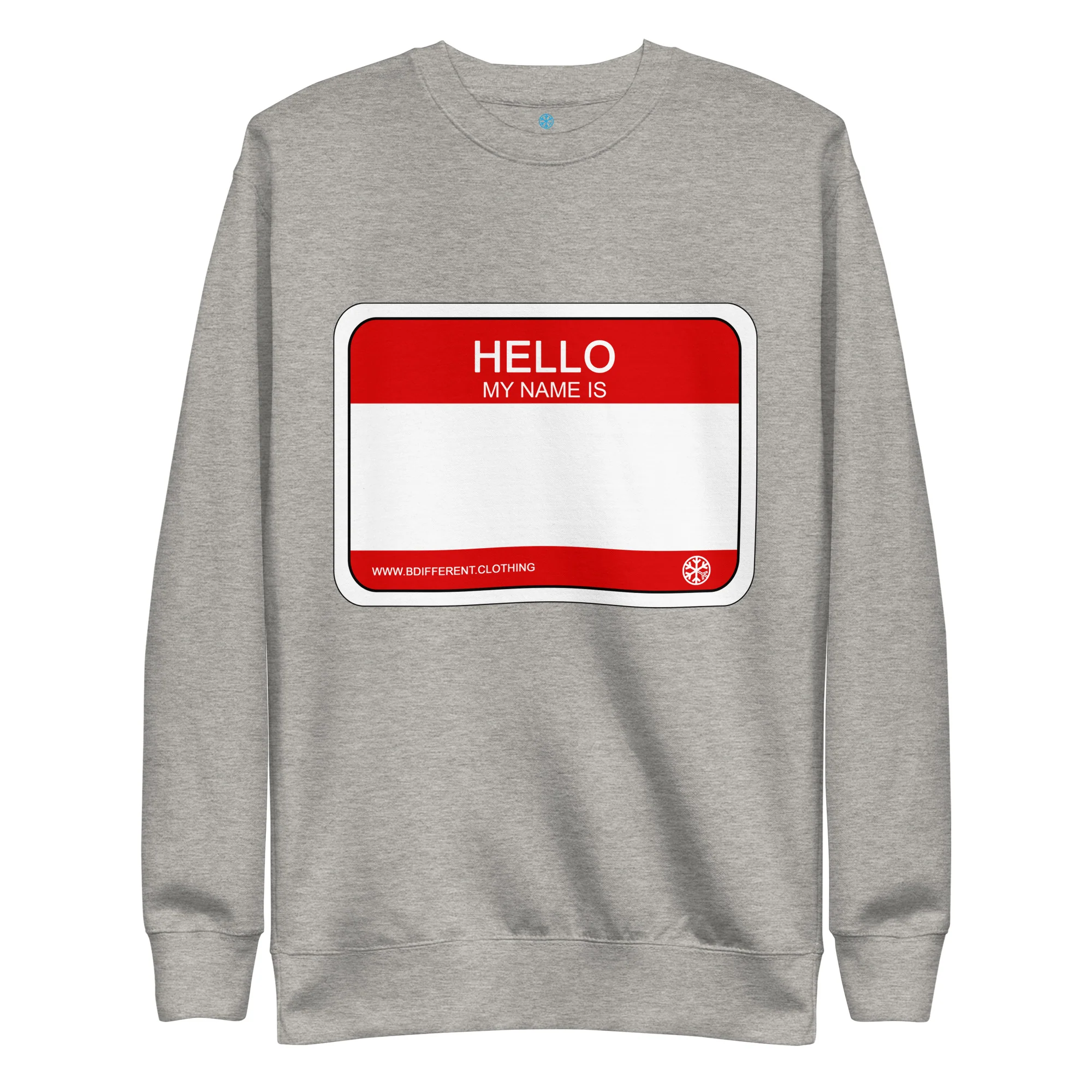 Hello My Name Is Sticker Graffiti Sweatshirt - Image 25