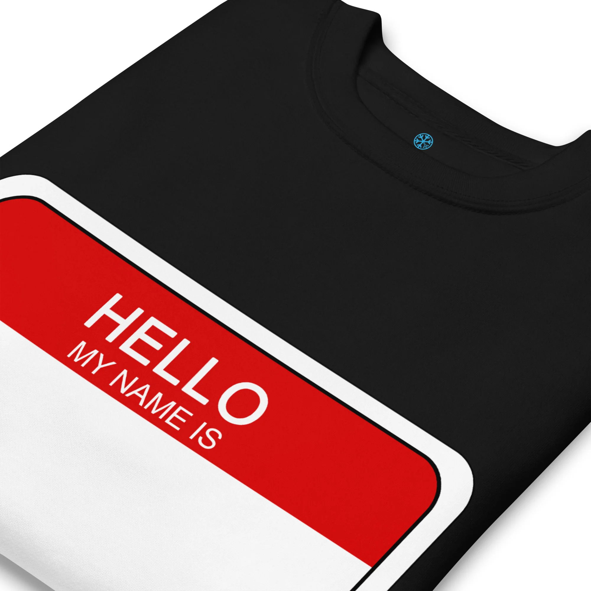 Hello My Name Is Sticker Graffiti Sweatshirt - Image 6