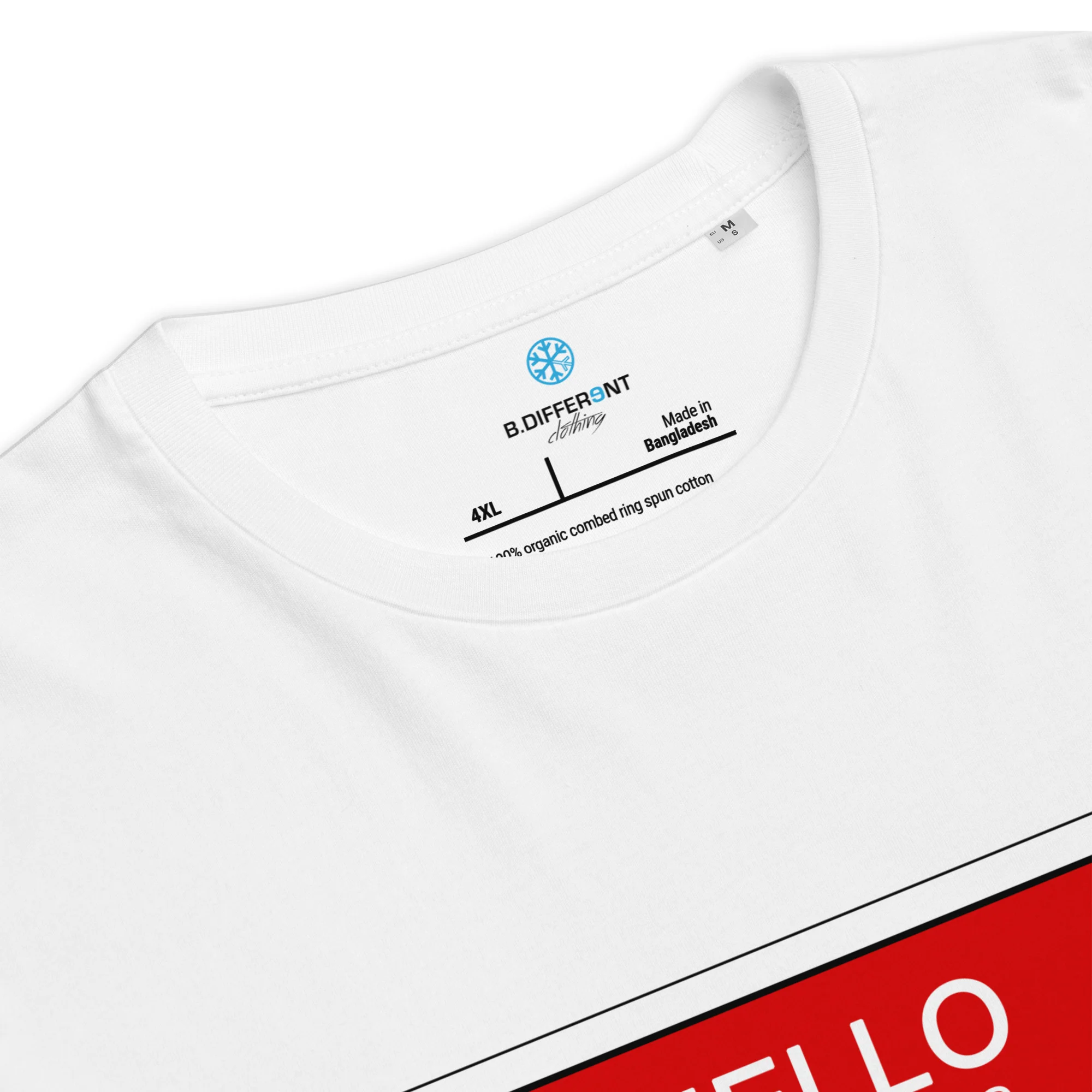 Hello My Name Is Sticker Graffiti Tee - Image 12