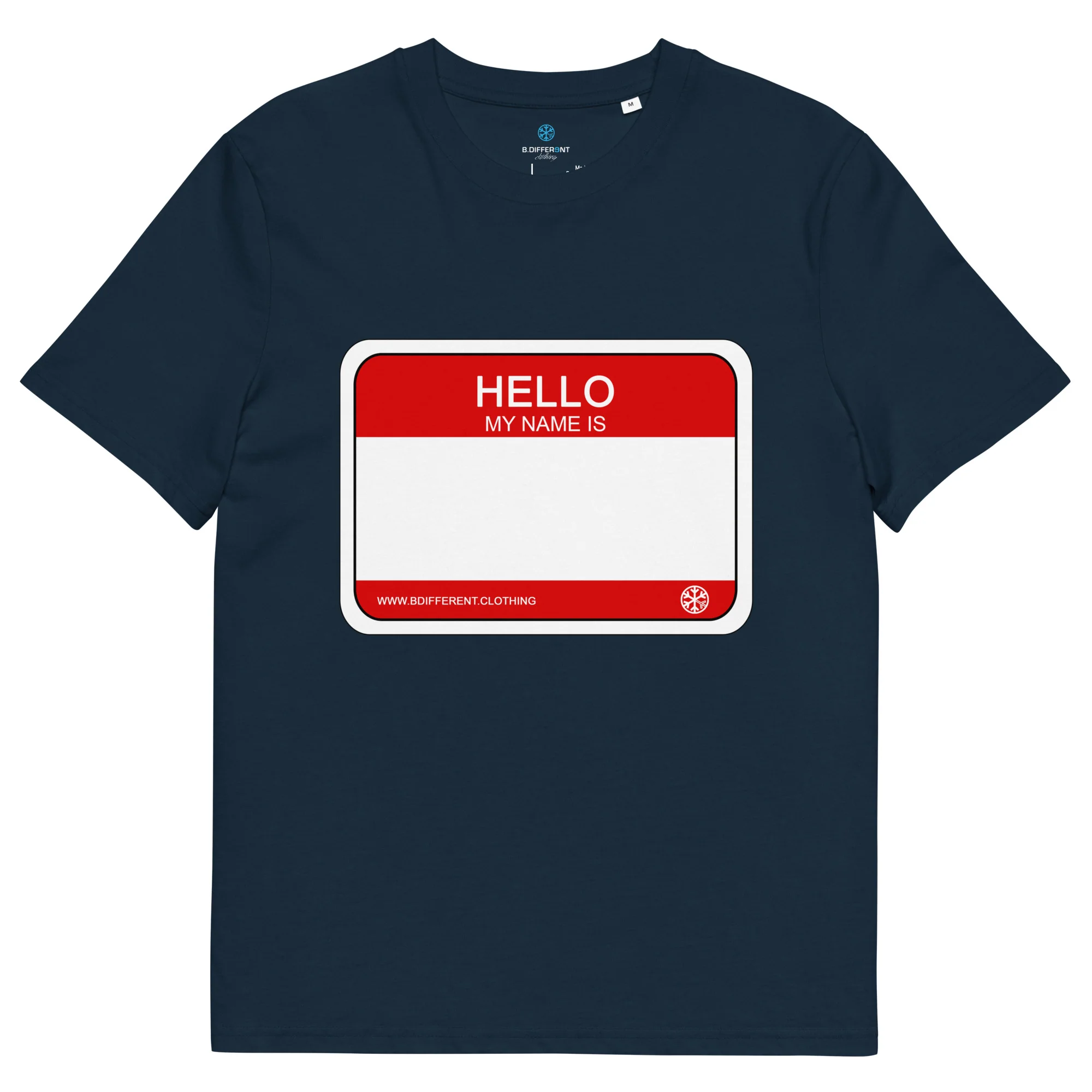 Hello My Name Is Sticker Graffiti Tee - Image 15