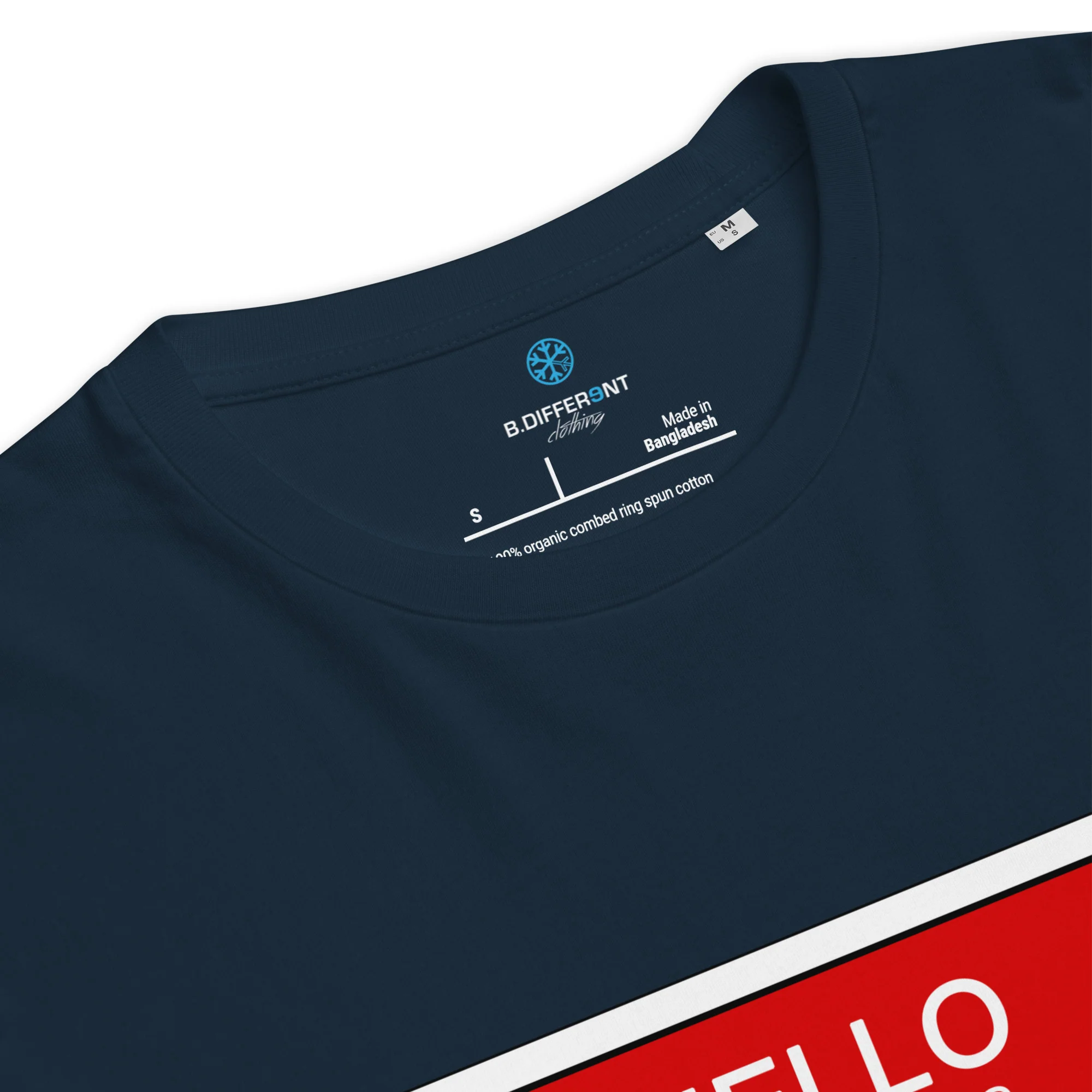 Hello My Name Is Sticker Graffiti Tee - Image 16