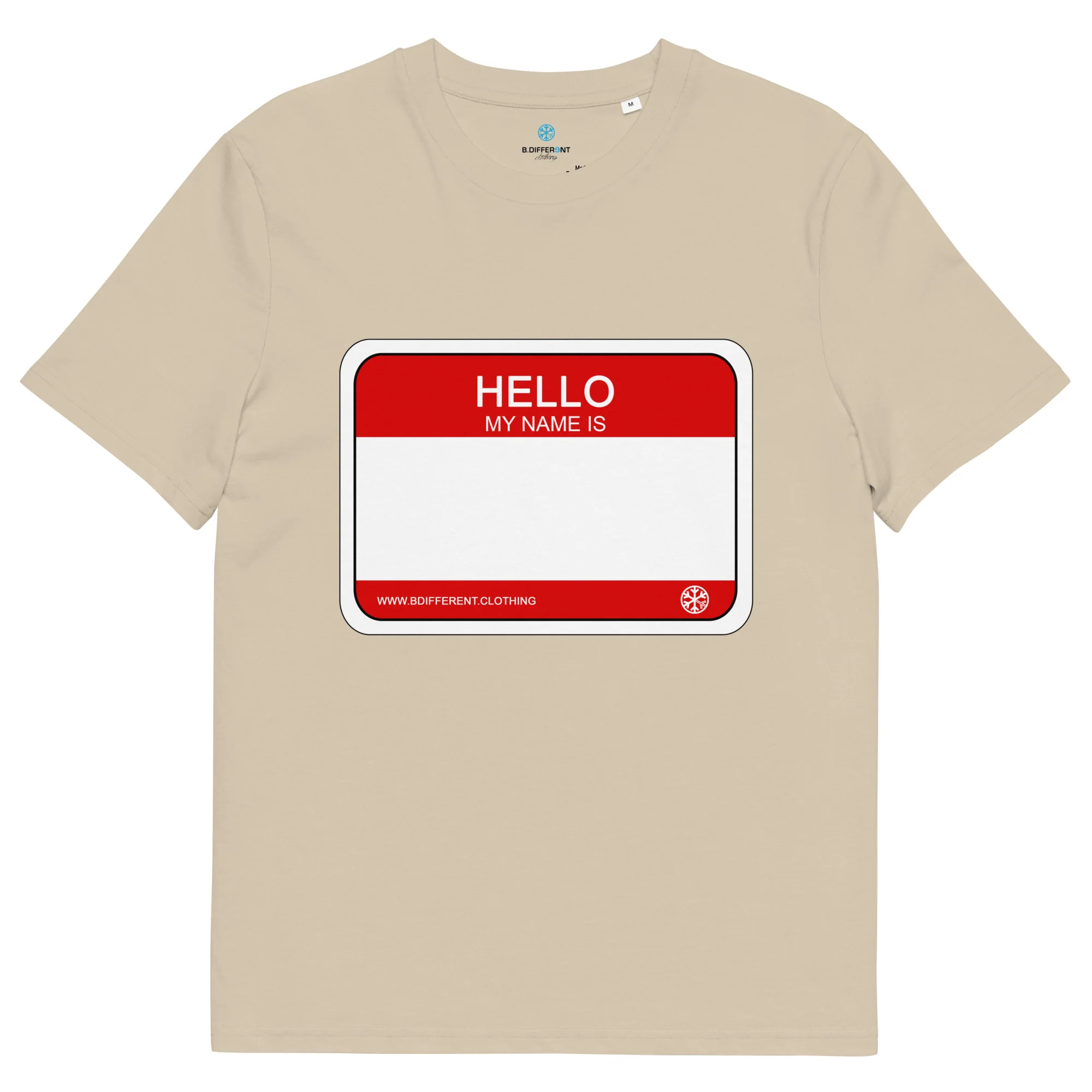 Hello My Name Is Sticker Graffiti Tee - Image 19