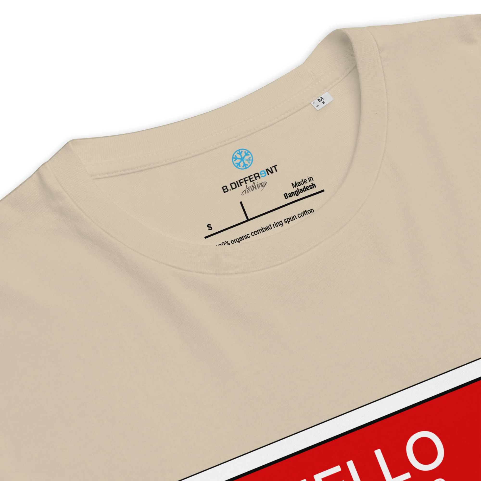 Hello My Name Is Sticker Graffiti Tee - Image 26