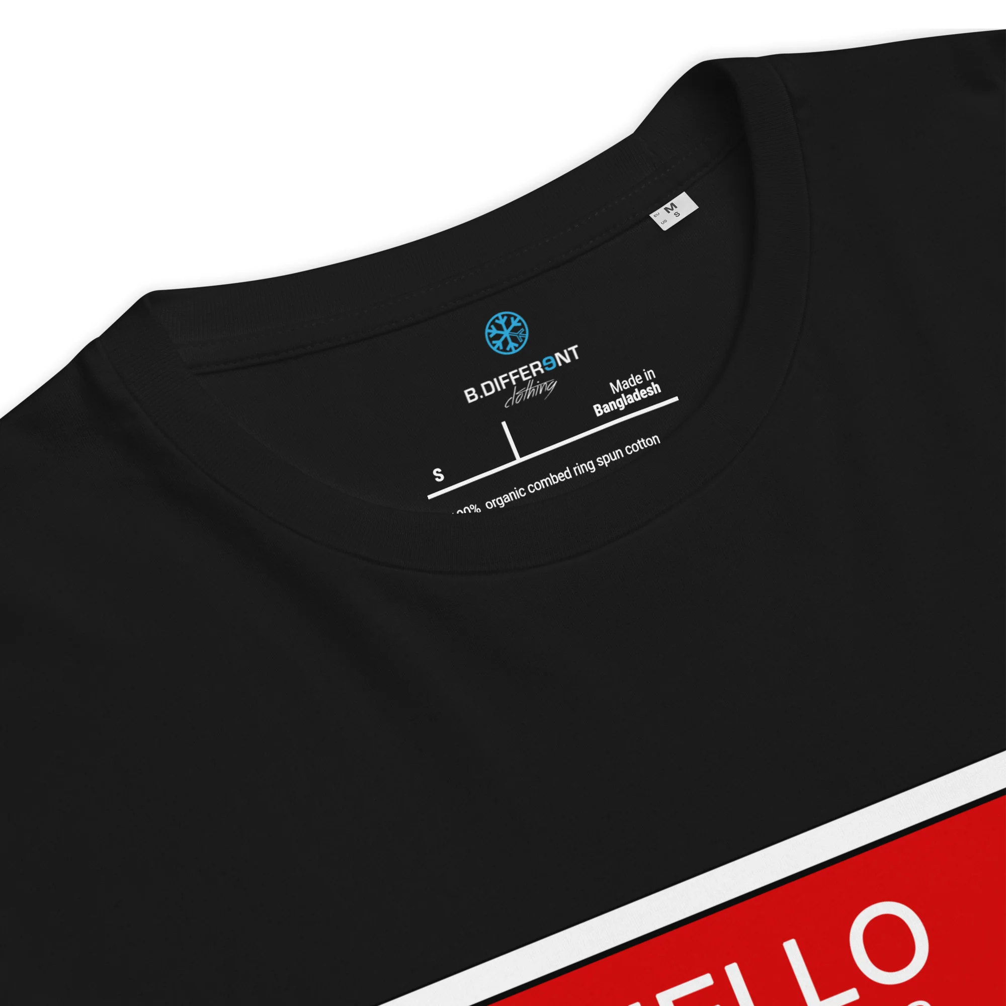 Hello My Name Is Sticker Graffiti Tee - Image 8