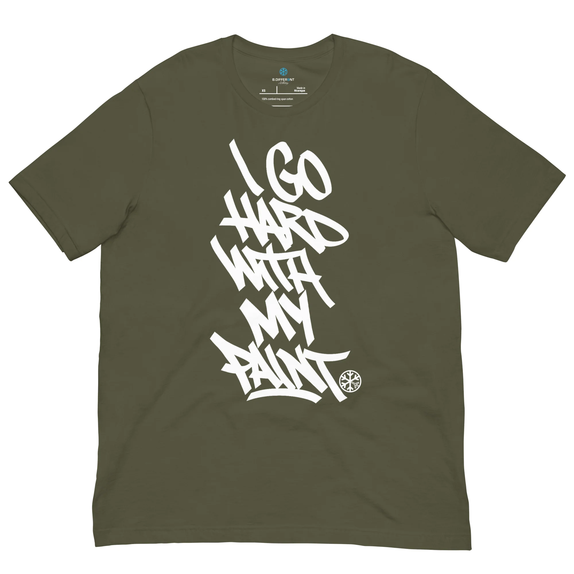 I Go Hard With My Paint Graffiti Tee - Image 31