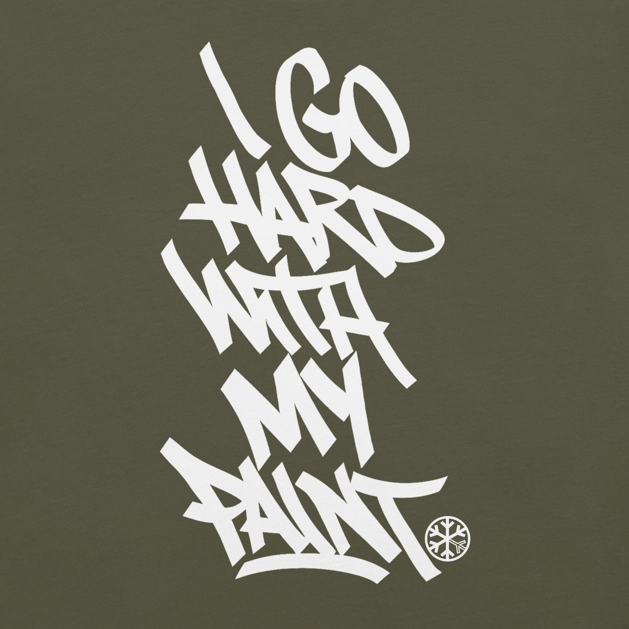 I Go Hard With My Paint Graffiti Tee - Image 32