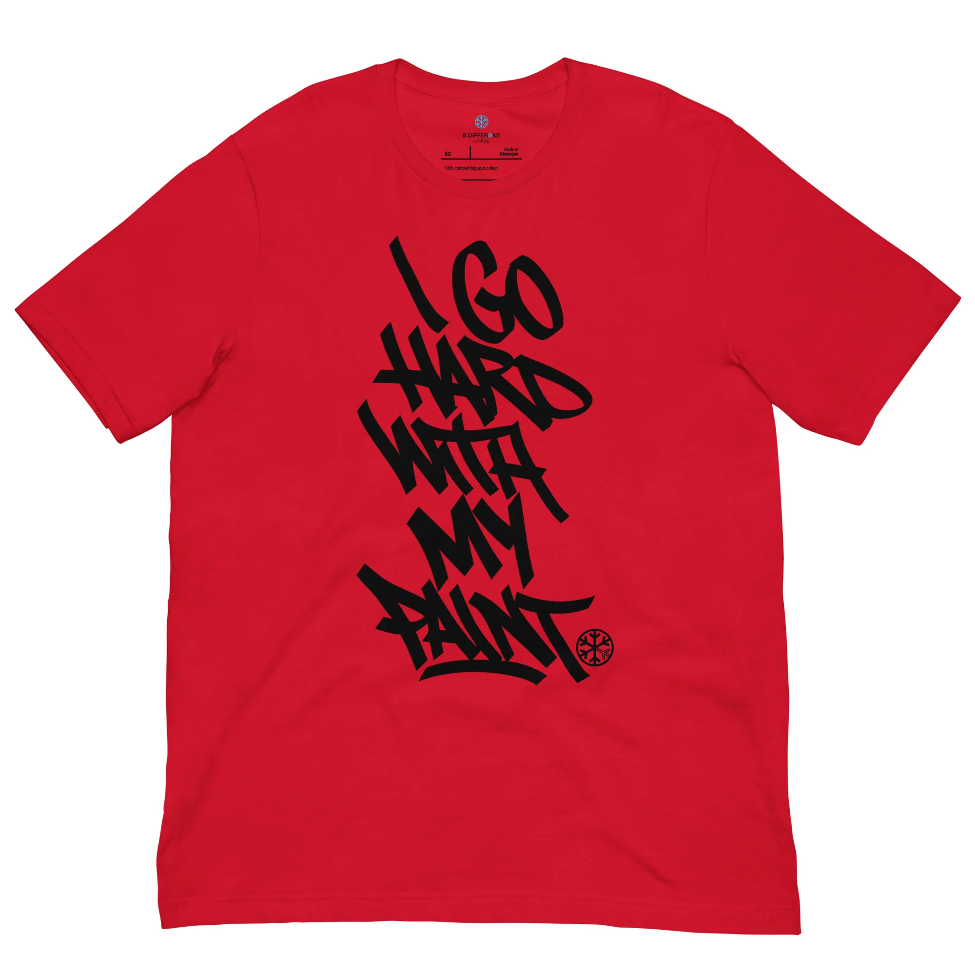 I Go Hard With My Paint Graffiti Tee - Image 7