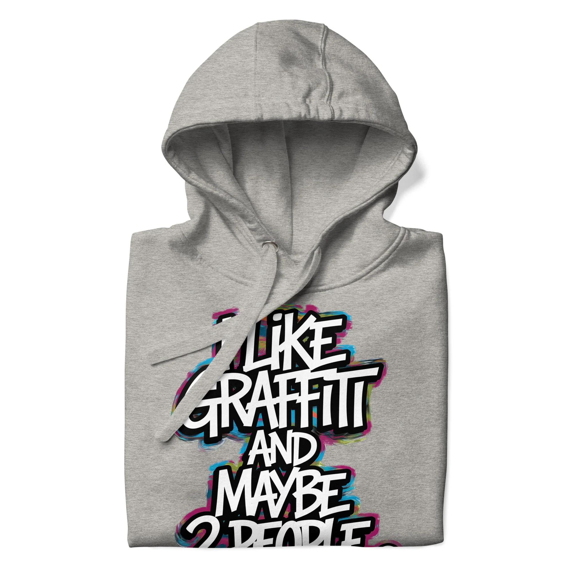 I Like Graffiti and Maybe 2 People Hoodie - Image 3