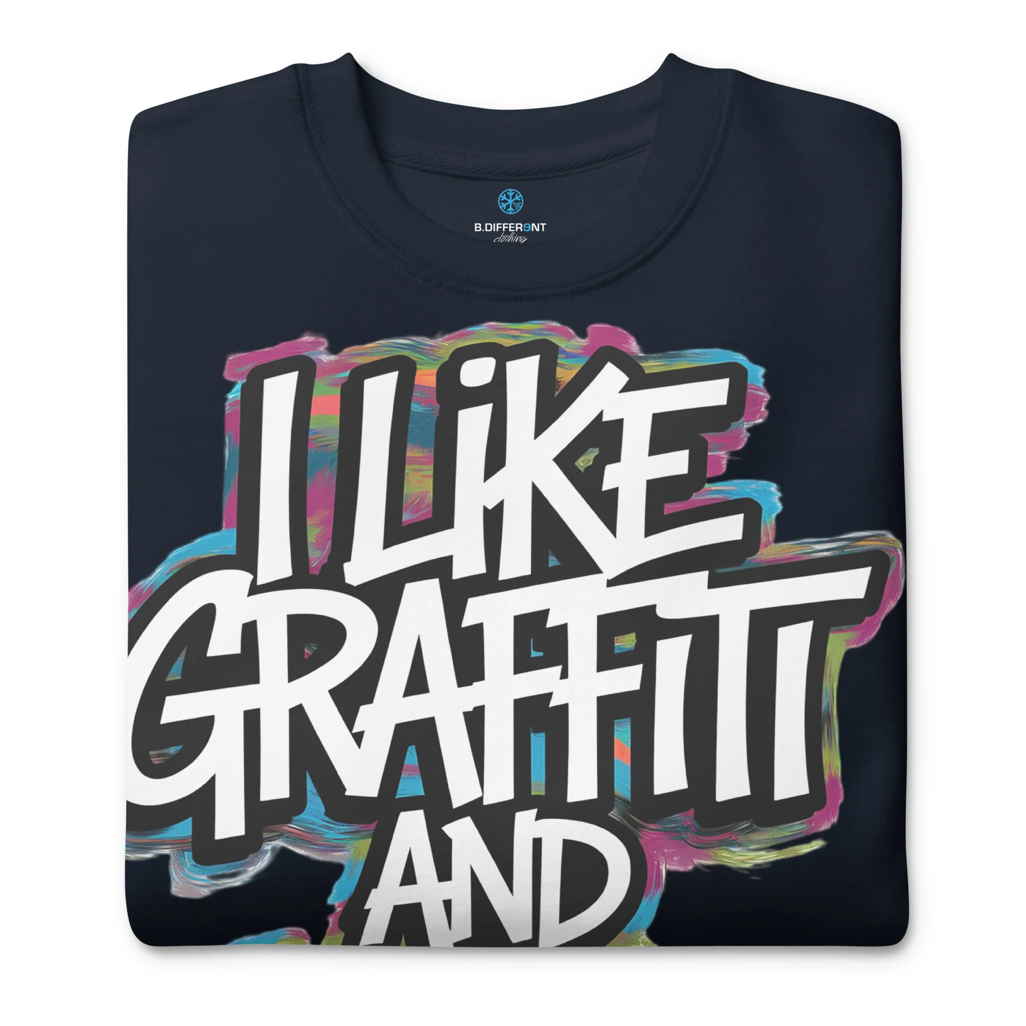 I Like Graffiti and Maybe 2 People Sweatshirt - Image 15