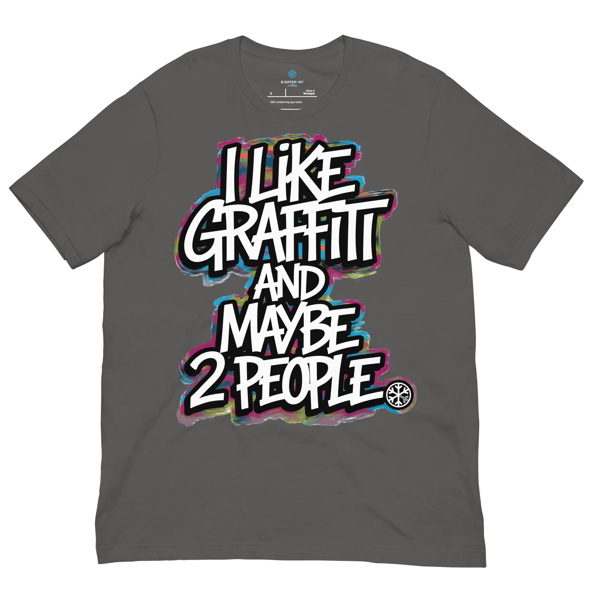 I Like Graffiti and Maybe 2 People Tee - Image 13
