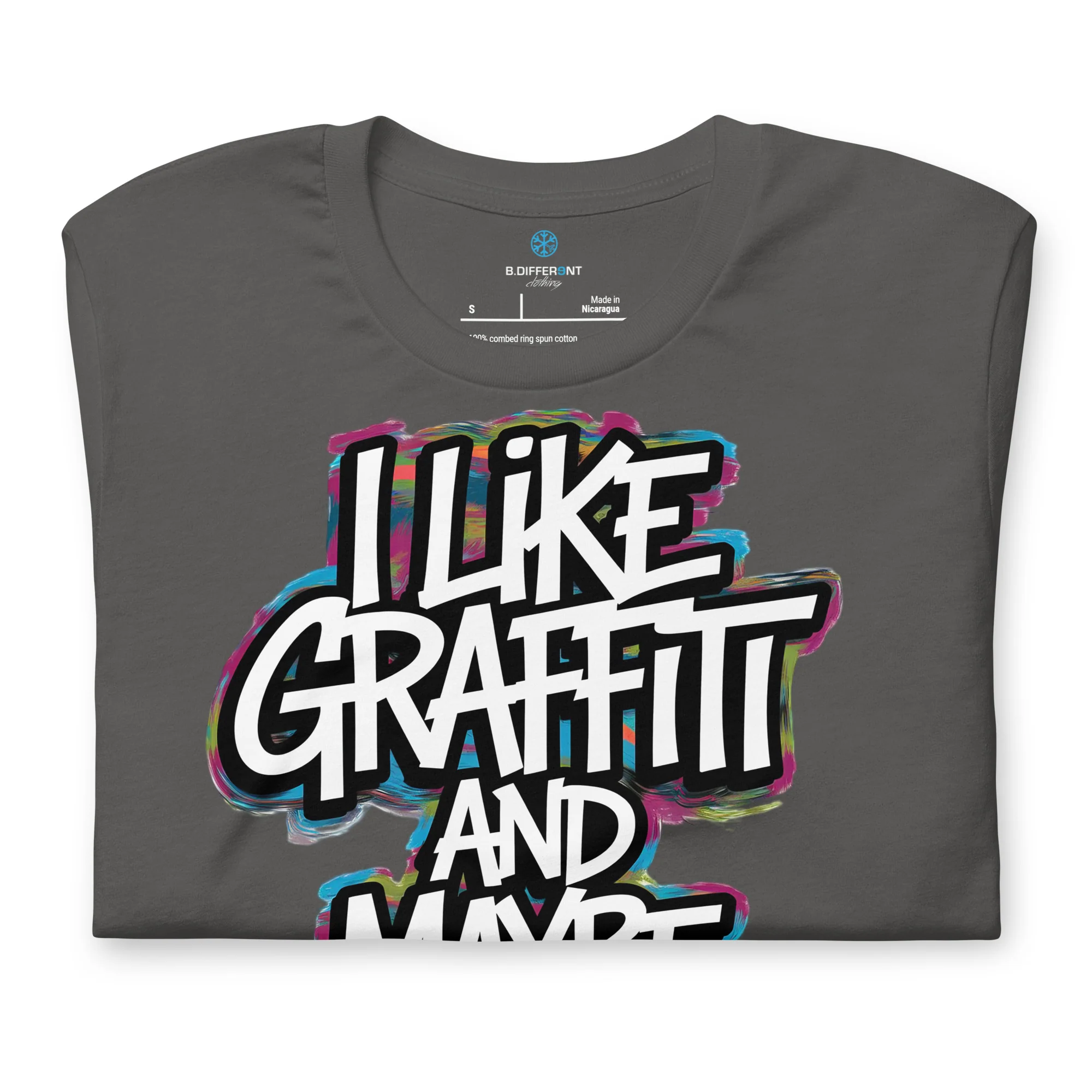 I Like Graffiti and Maybe 2 People Tee - Image 15