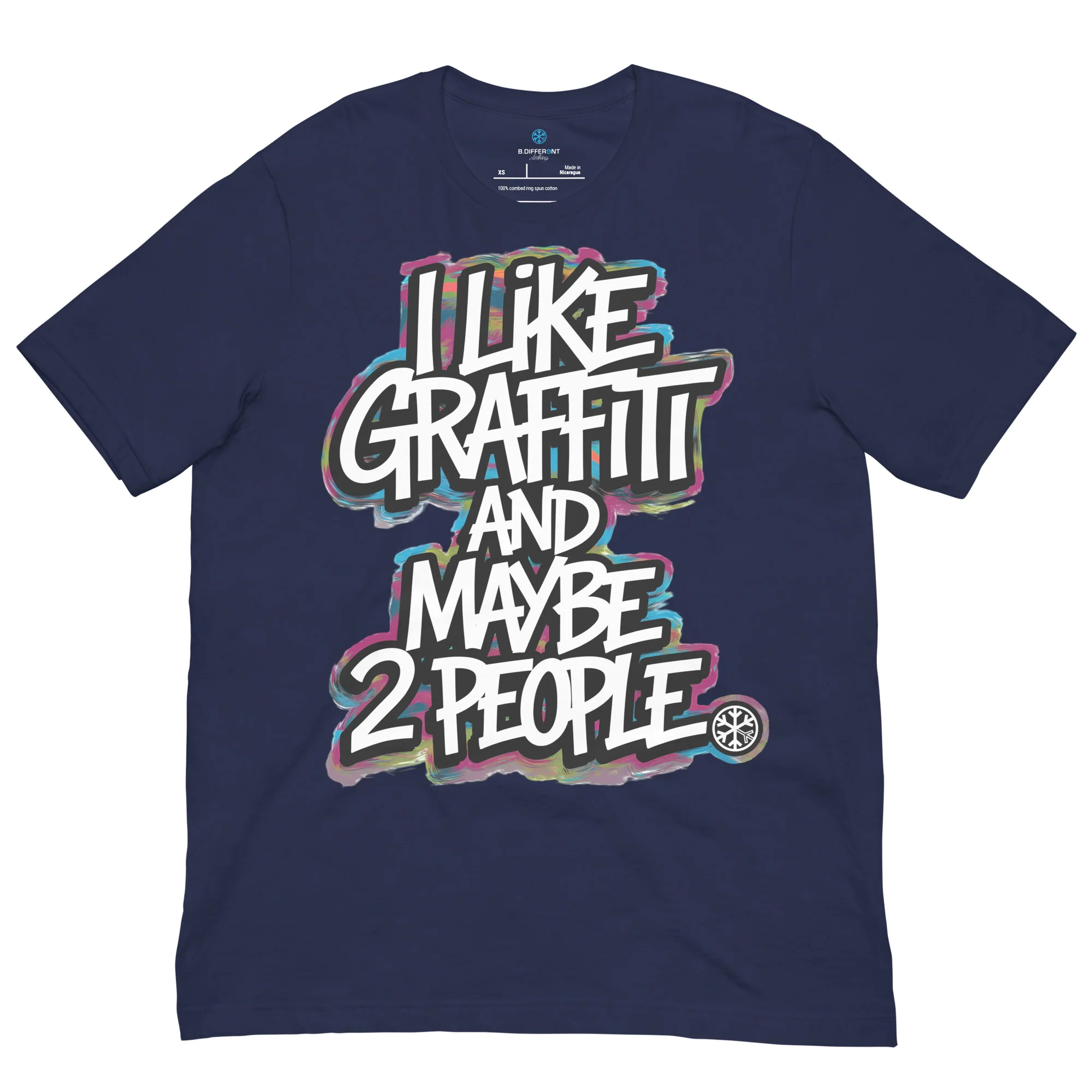 I Like Graffiti and Maybe 2 People Tee - Image 19