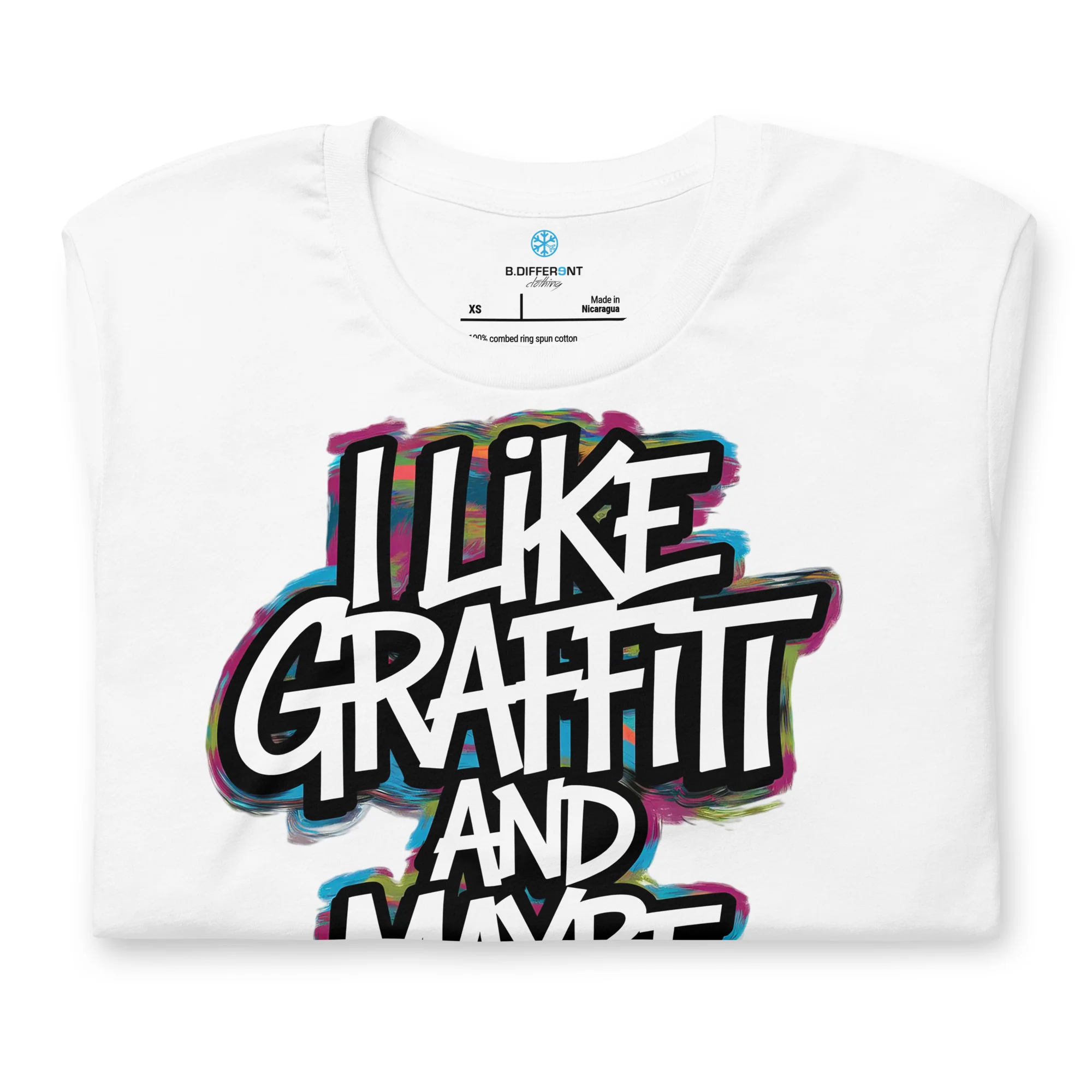 I Like Graffiti and Maybe 2 People Tee - Image 3