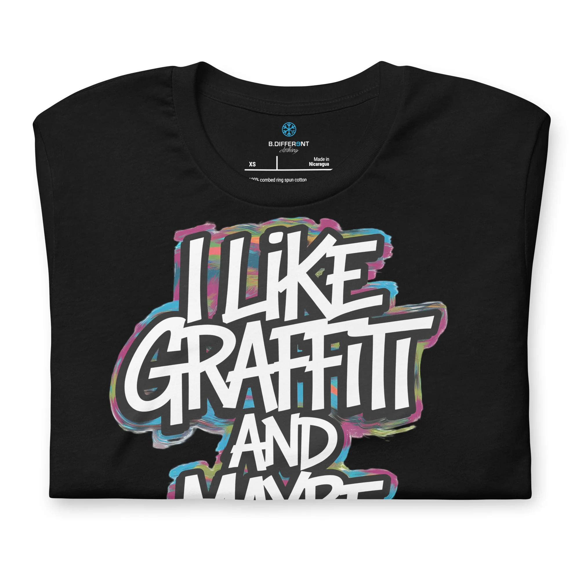 I Like Graffiti and Maybe 2 People Tee - Image 9
