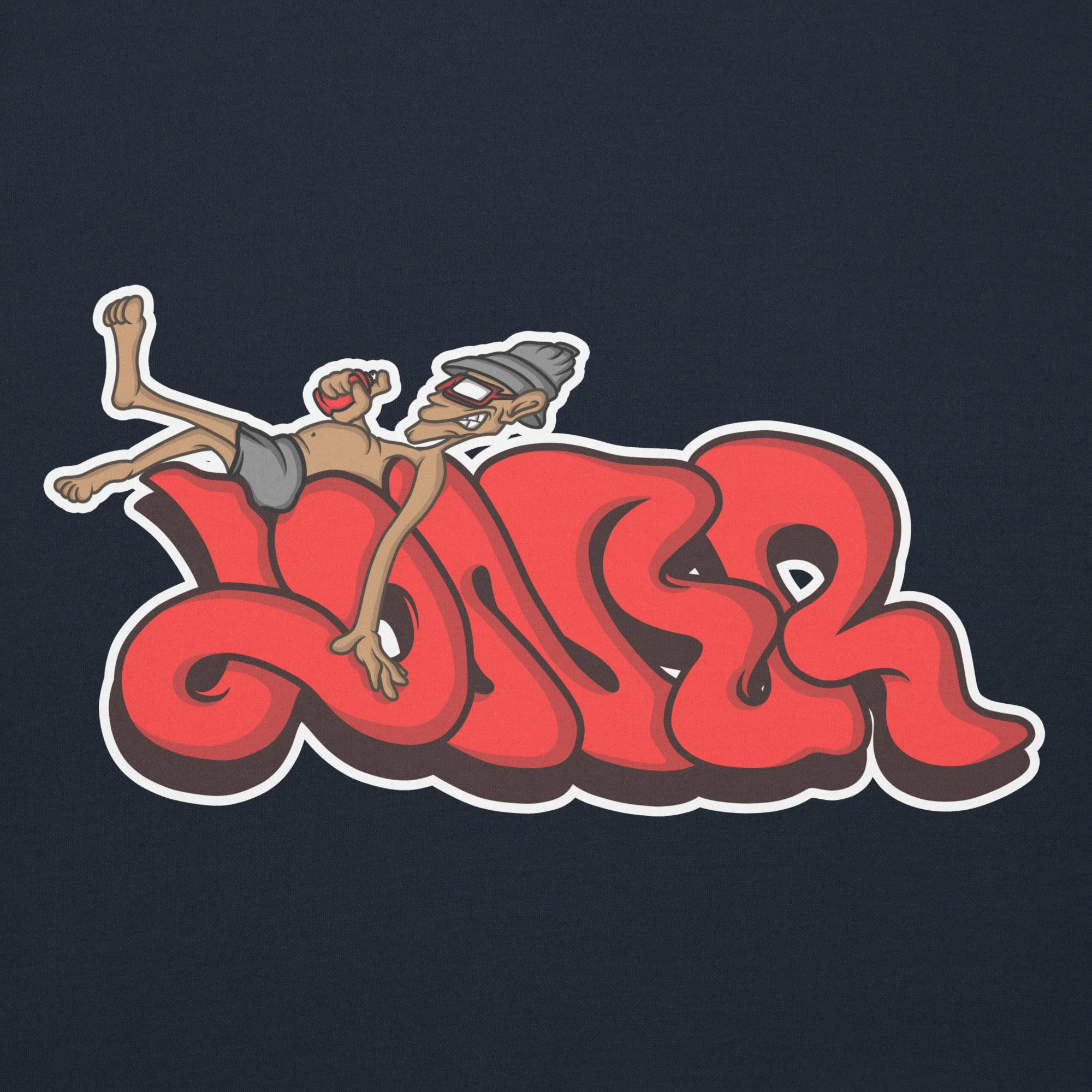 Loner Graffiti Piece Hoodie - Image 14