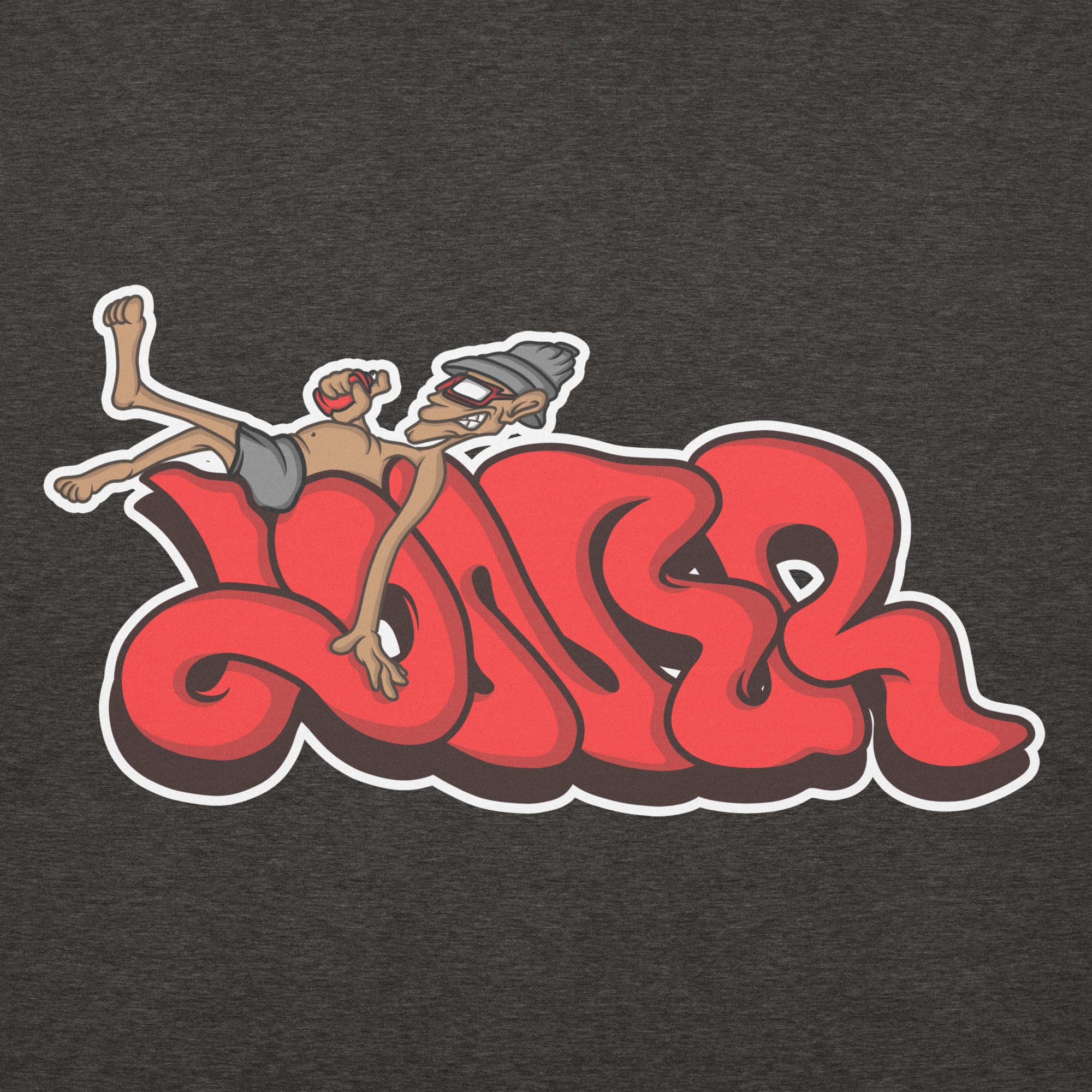 Loner Graffiti Piece Hoodie - Image 2