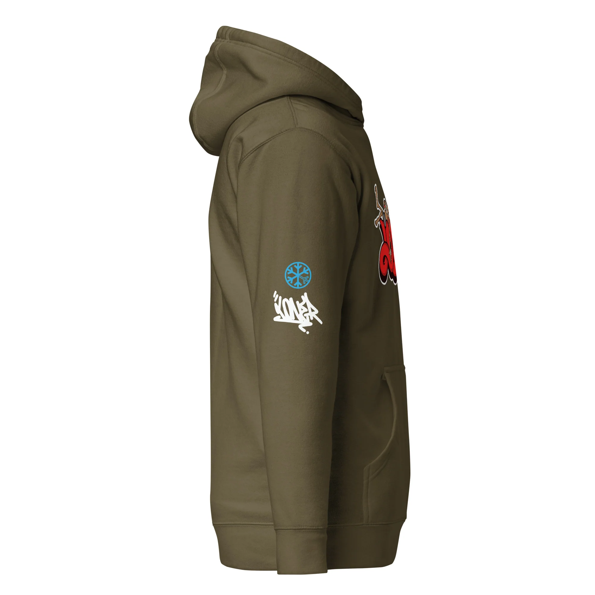Loner Graffiti Piece Hoodie - Image 21