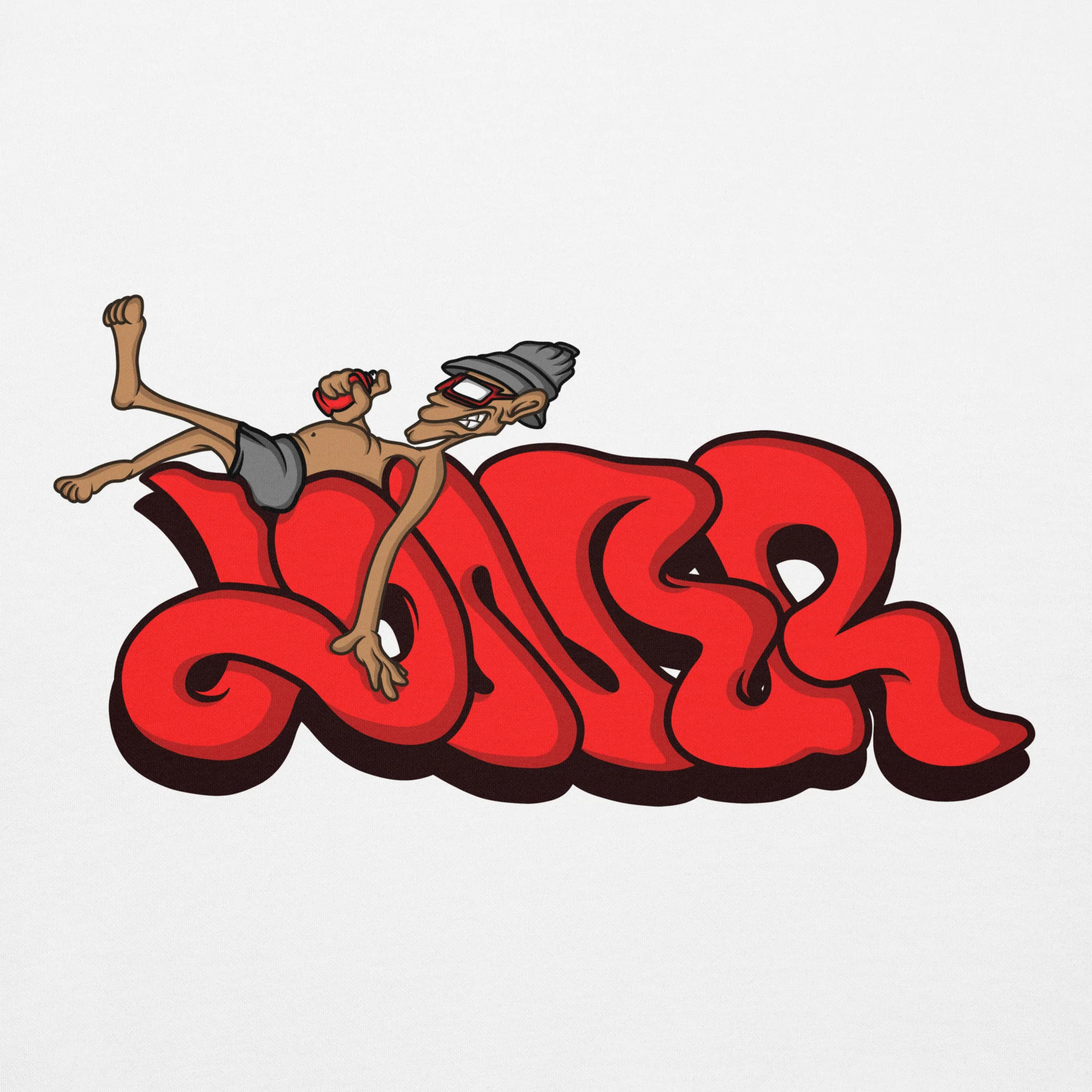 Loner Graffiti Piece Hoodie - Image 26