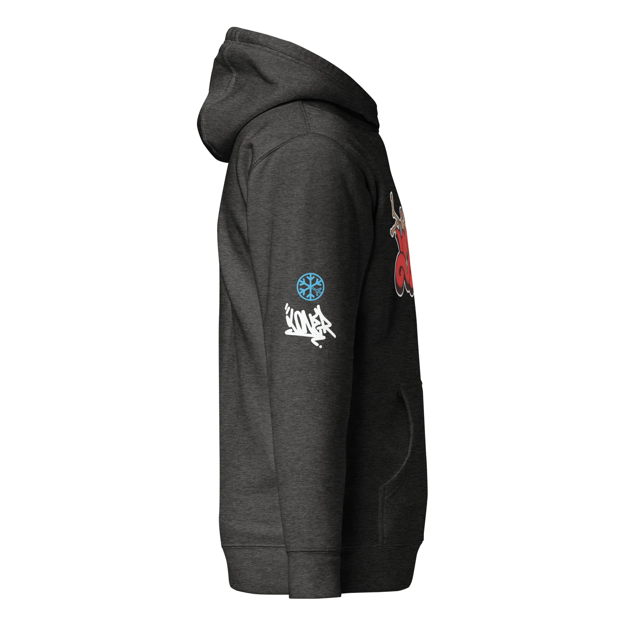 Loner Graffiti Piece Hoodie - Image 3