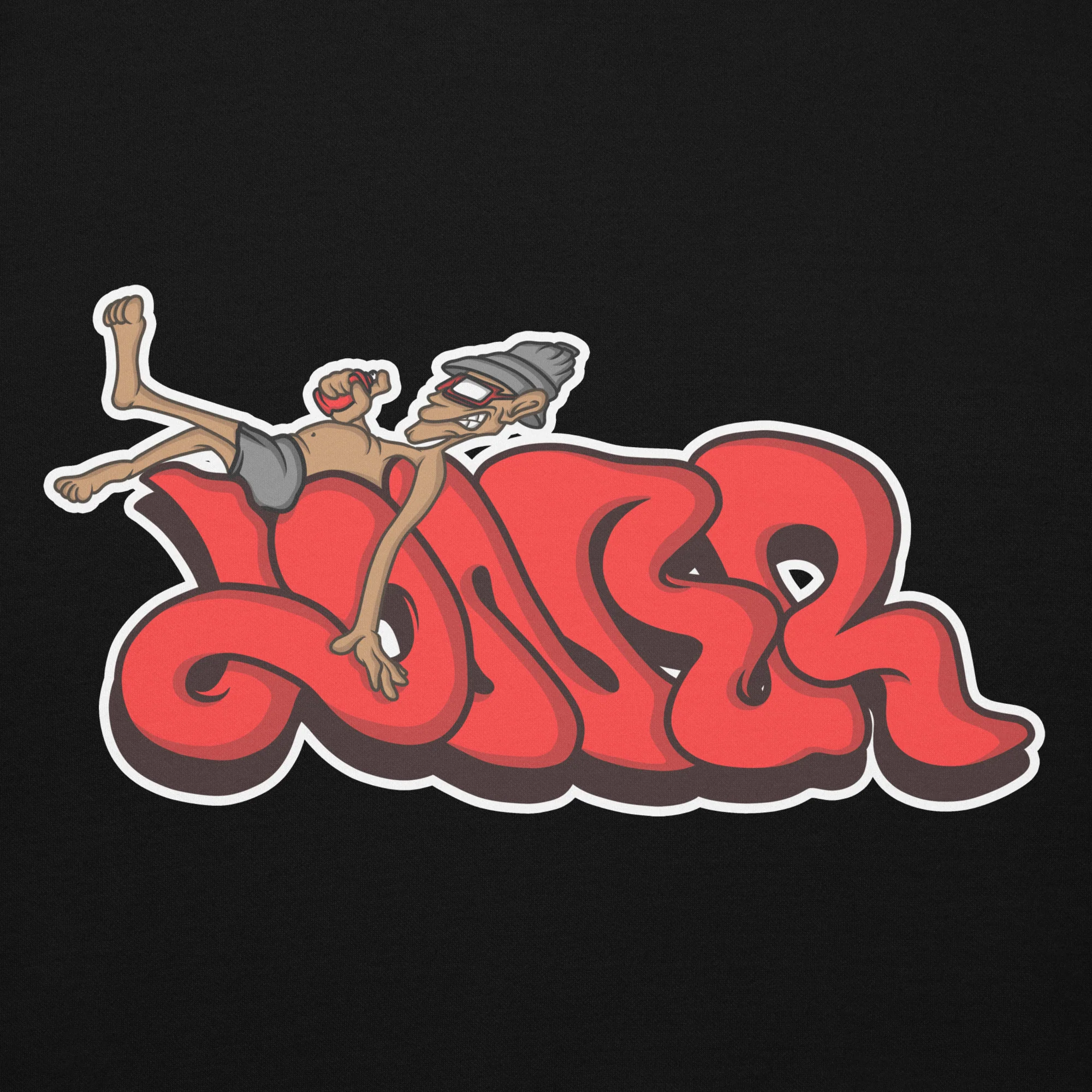 Loner Graffiti Piece Hoodie - Image 8