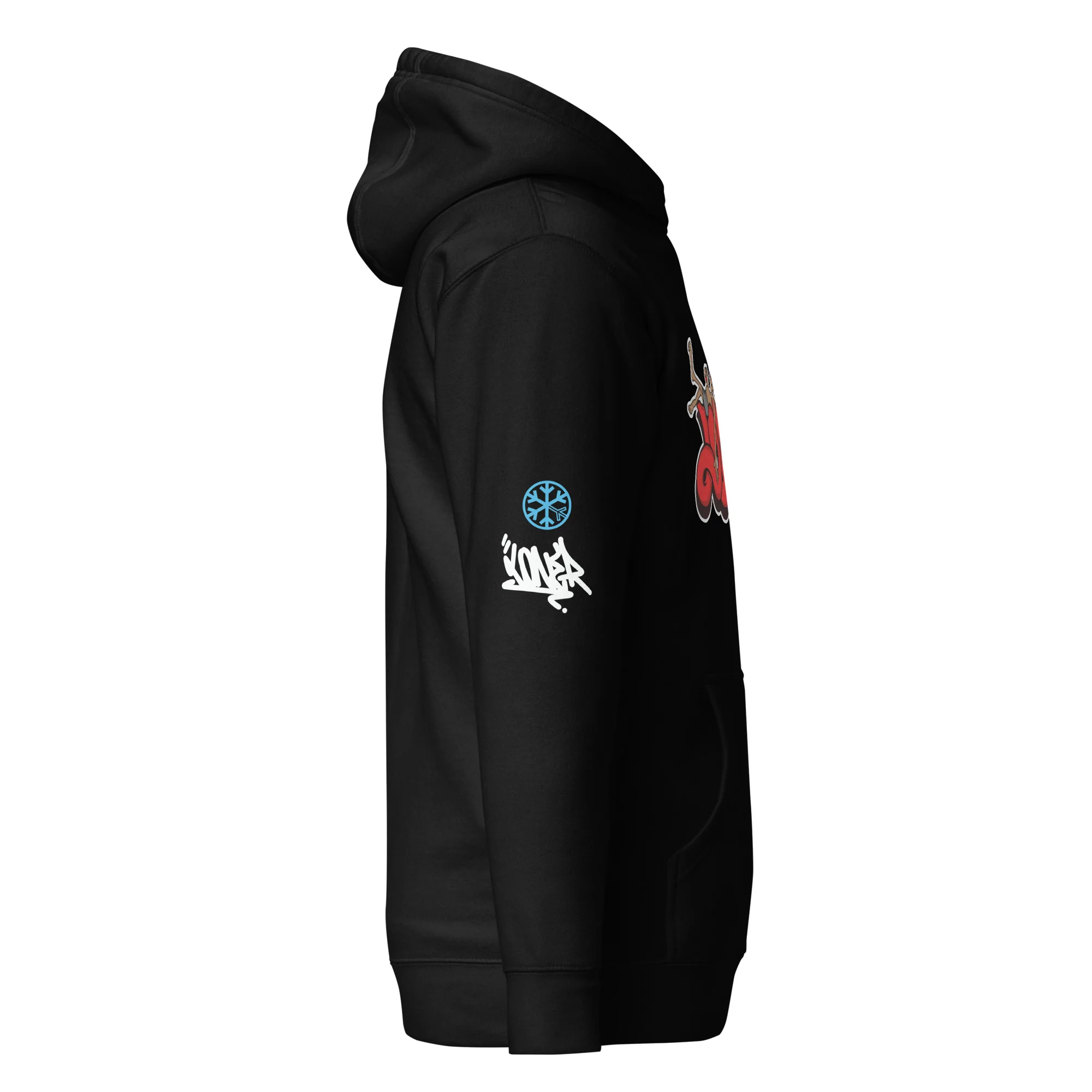 Loner Graffiti Piece Hoodie - Image 9