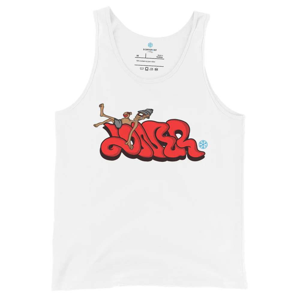 Loner Graffiti Piece Tank Top - Image 5