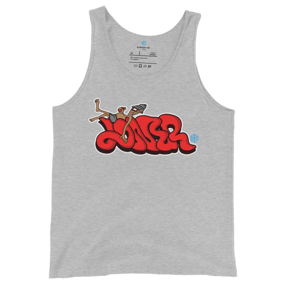 Loner Graffiti Piece Tank Top - Image 7