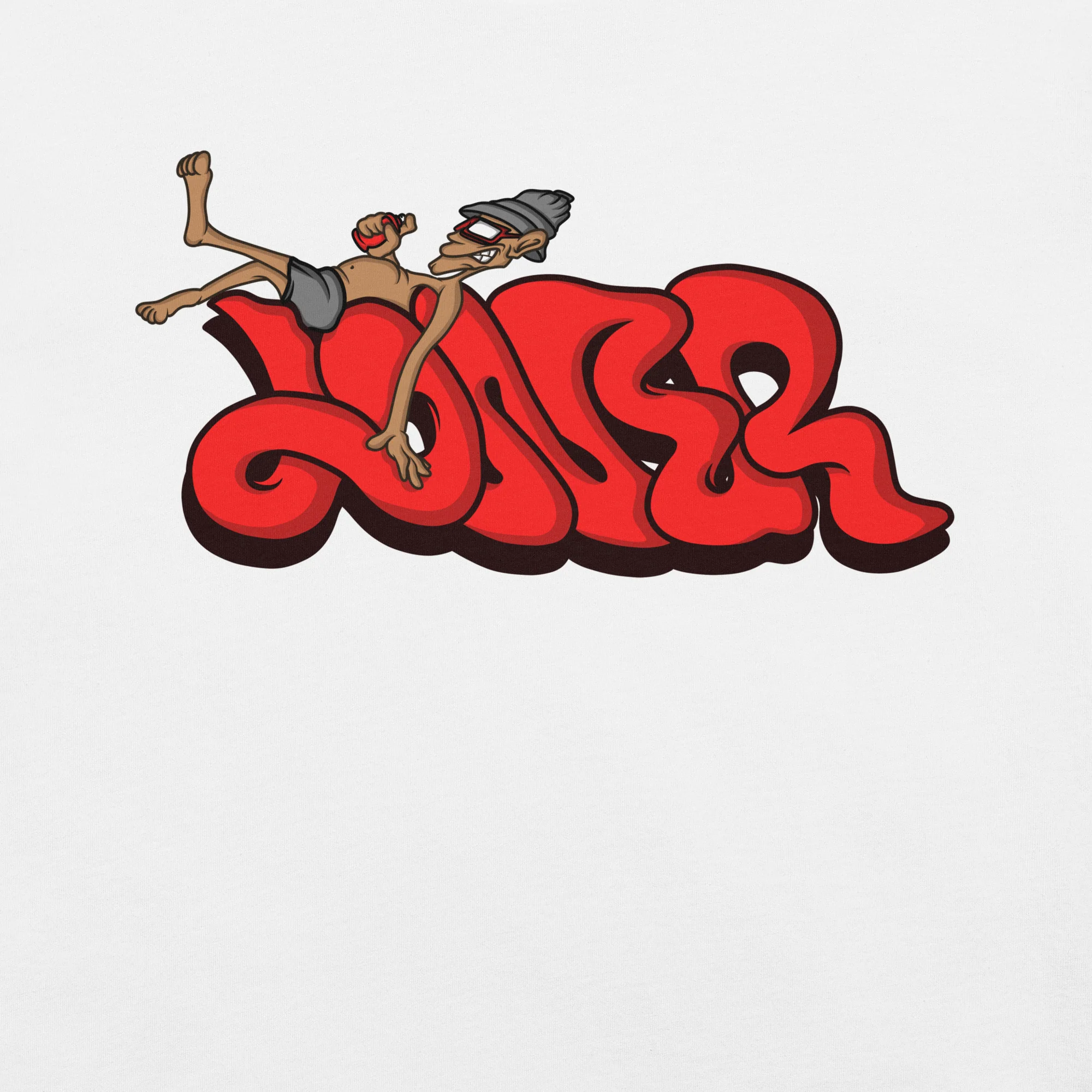 Loner Graffiti Piece Tee - Image 2