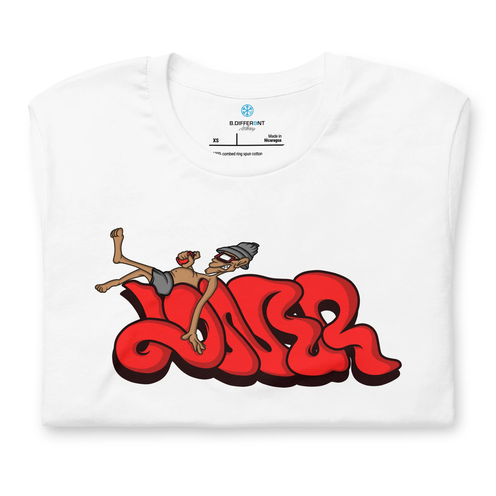 Loner Graffiti Piece Tee - Image 4