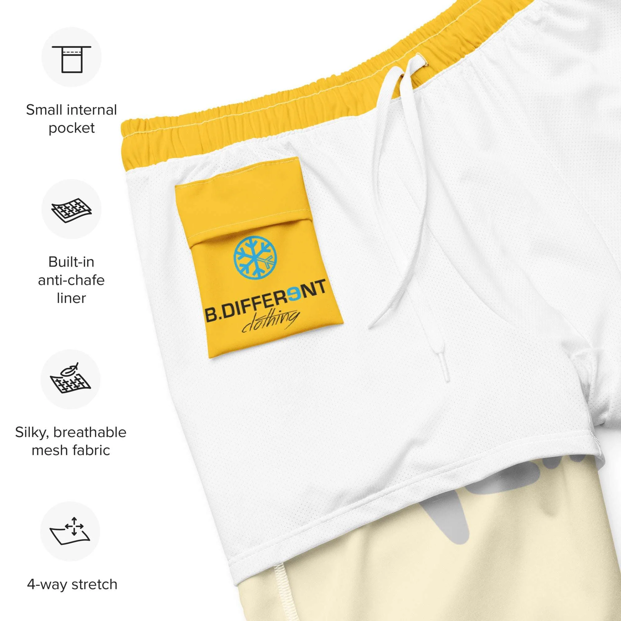 Loner Graffiti Tag Swim Shorts - Image 12