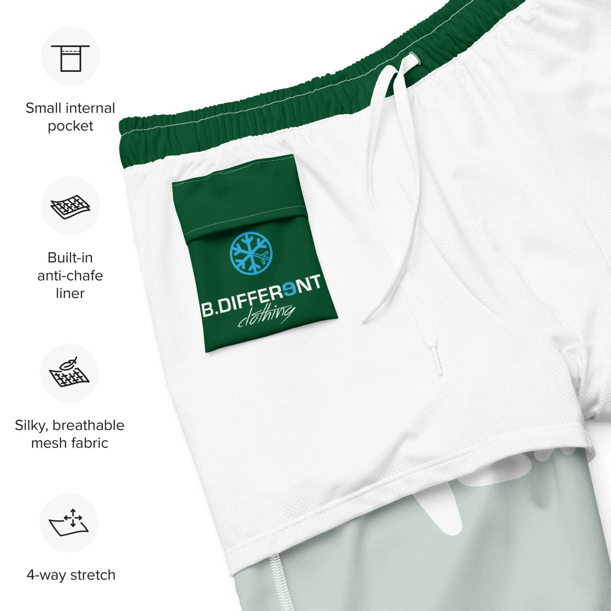 Loner Graffiti Tag Swim Shorts - Image 19