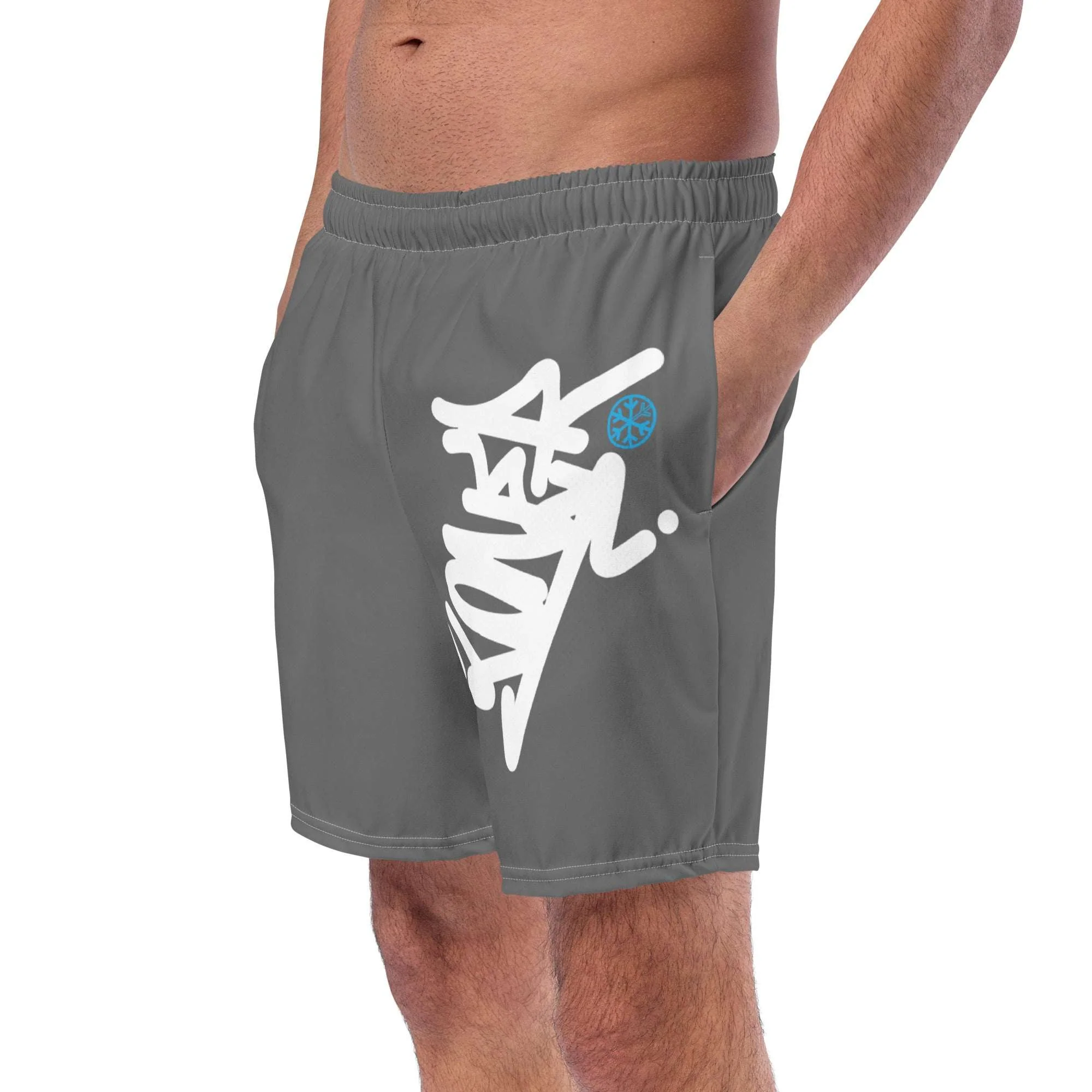 Loner Graffiti Tag Swim Shorts - Image 25