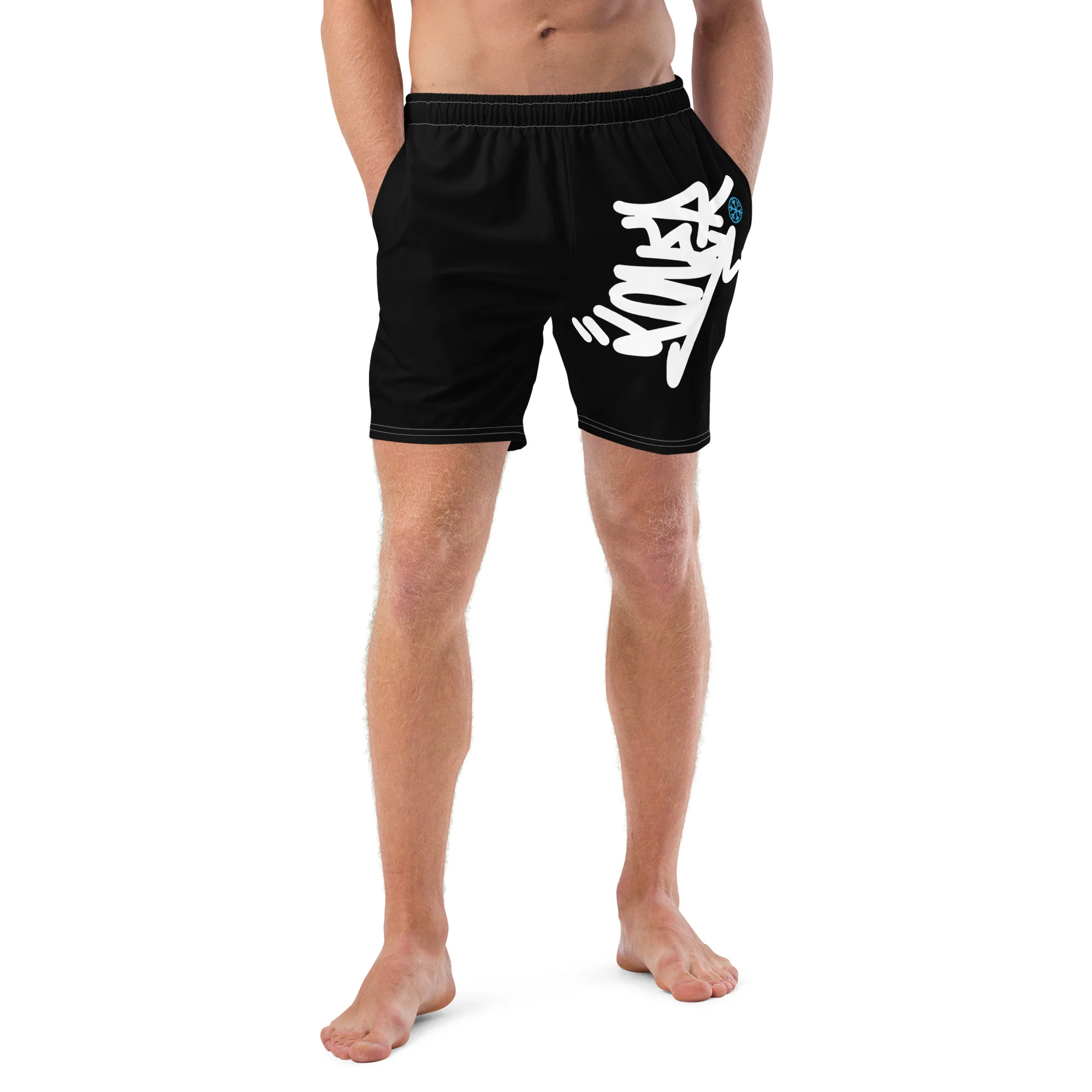 Loner Graffiti Tag Swim Shorts - Image 37