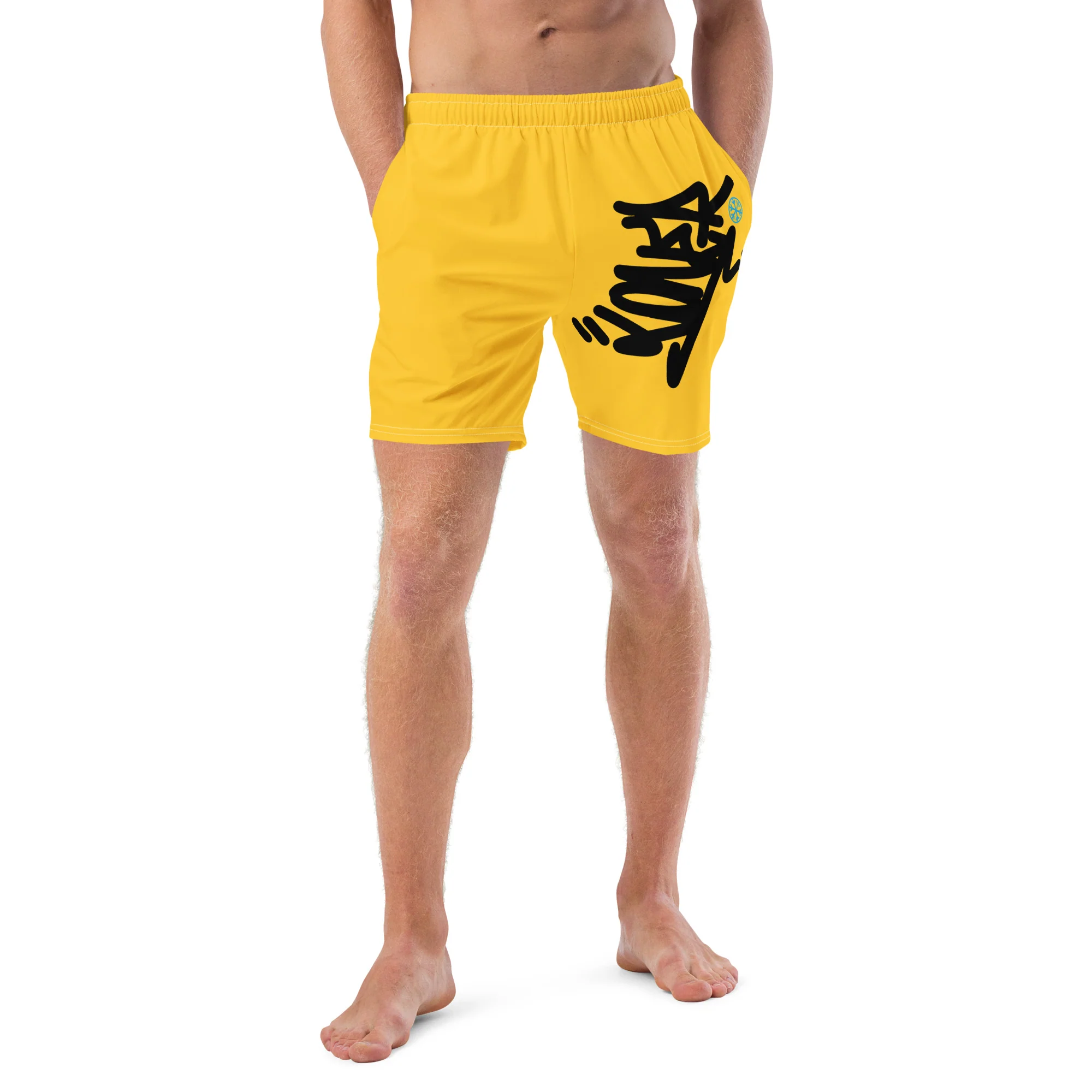 Loner Graffiti Tag Swim Shorts - Image 9