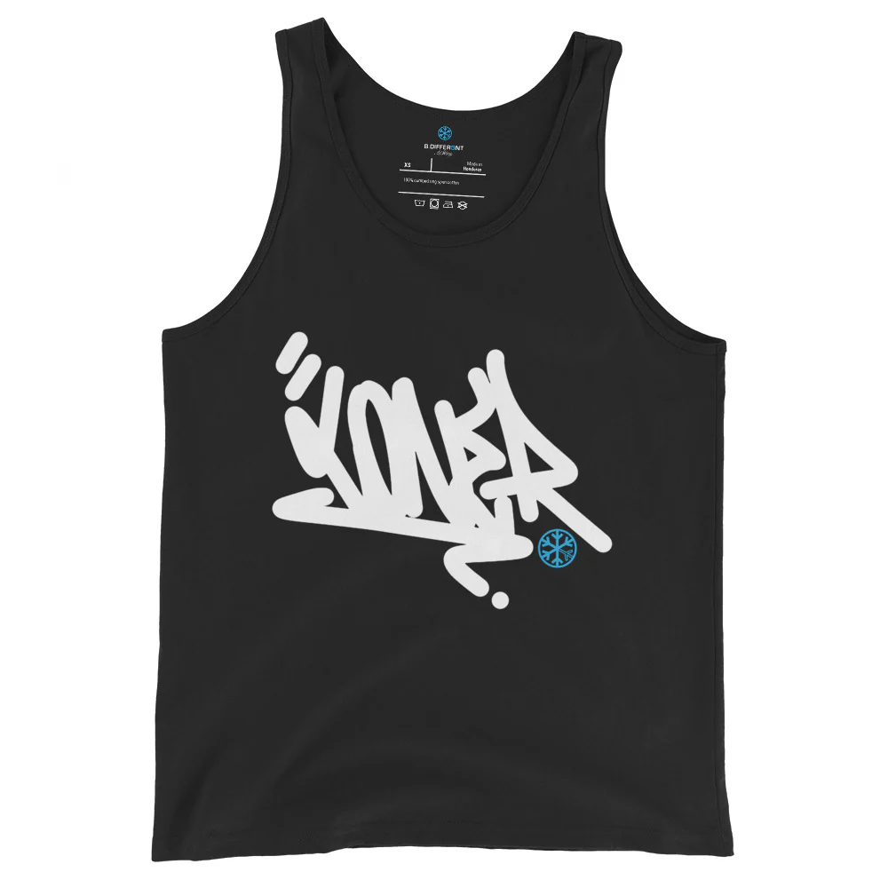 Loner Graffiti Tag Tank Top - Image 4
