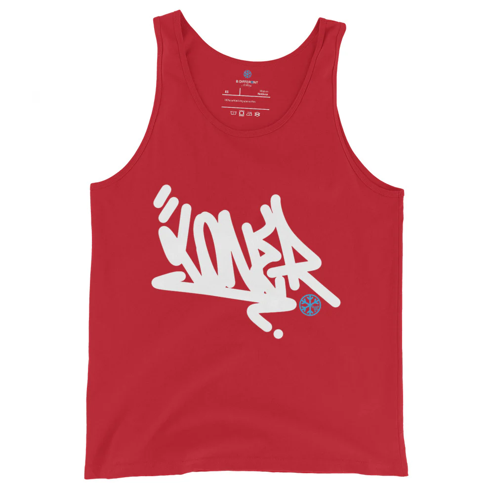 Loner Graffiti Tag Tank Top - Image 8