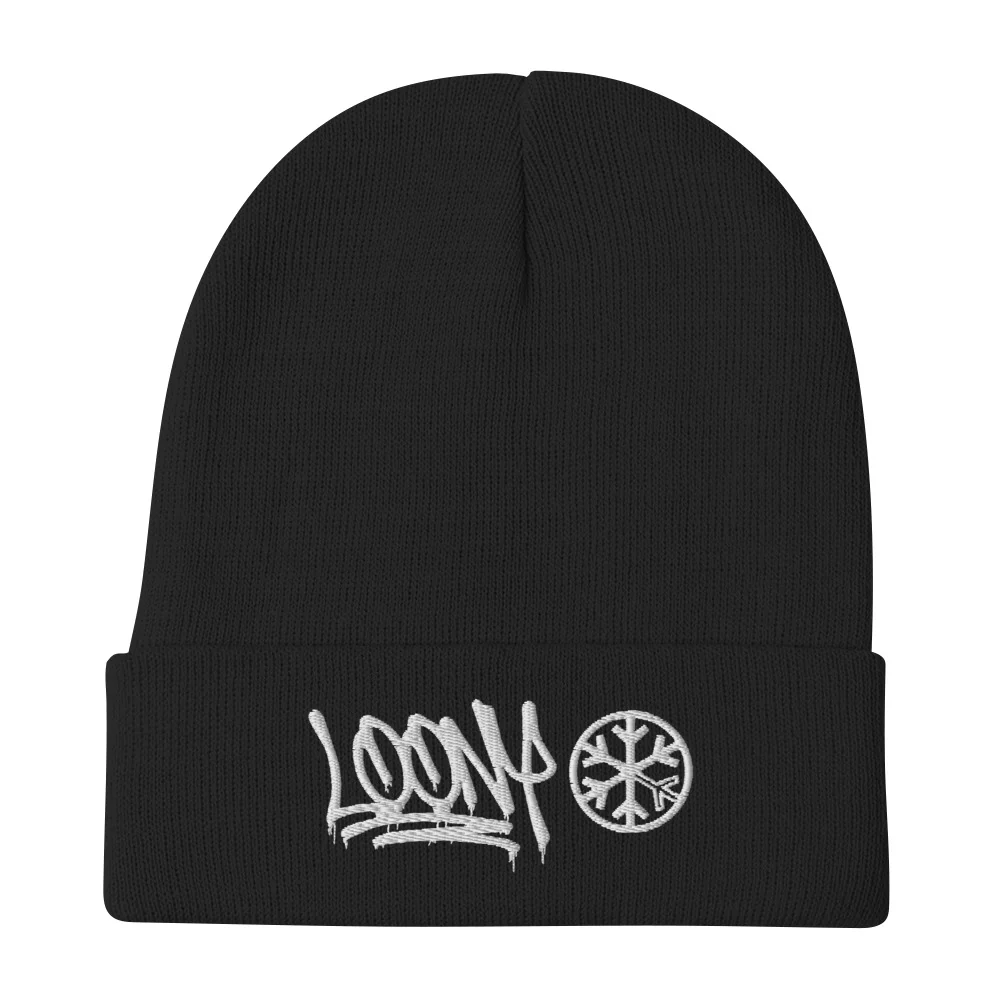 Loony Graffiti Tag Beanie Hat - Image 4