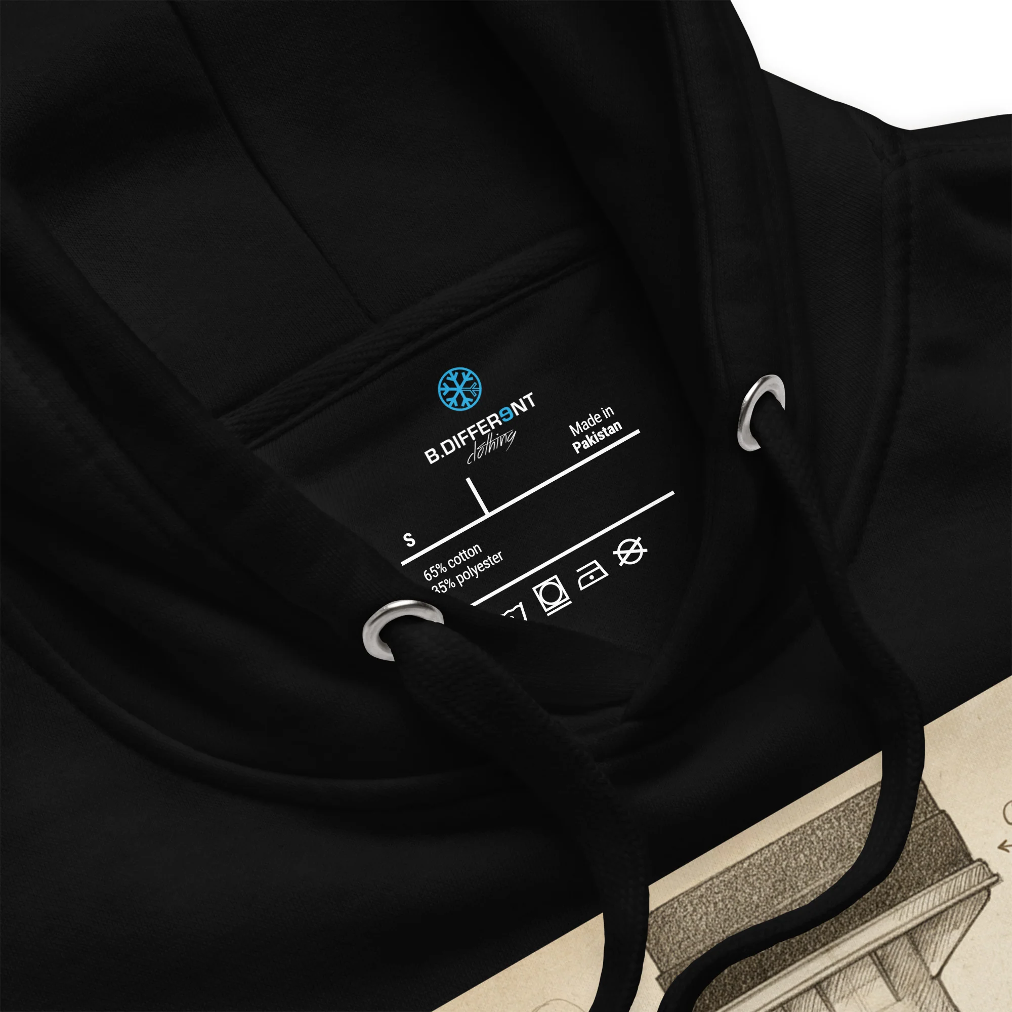 Marker Sketch Graffiti Hoodie - Image 10