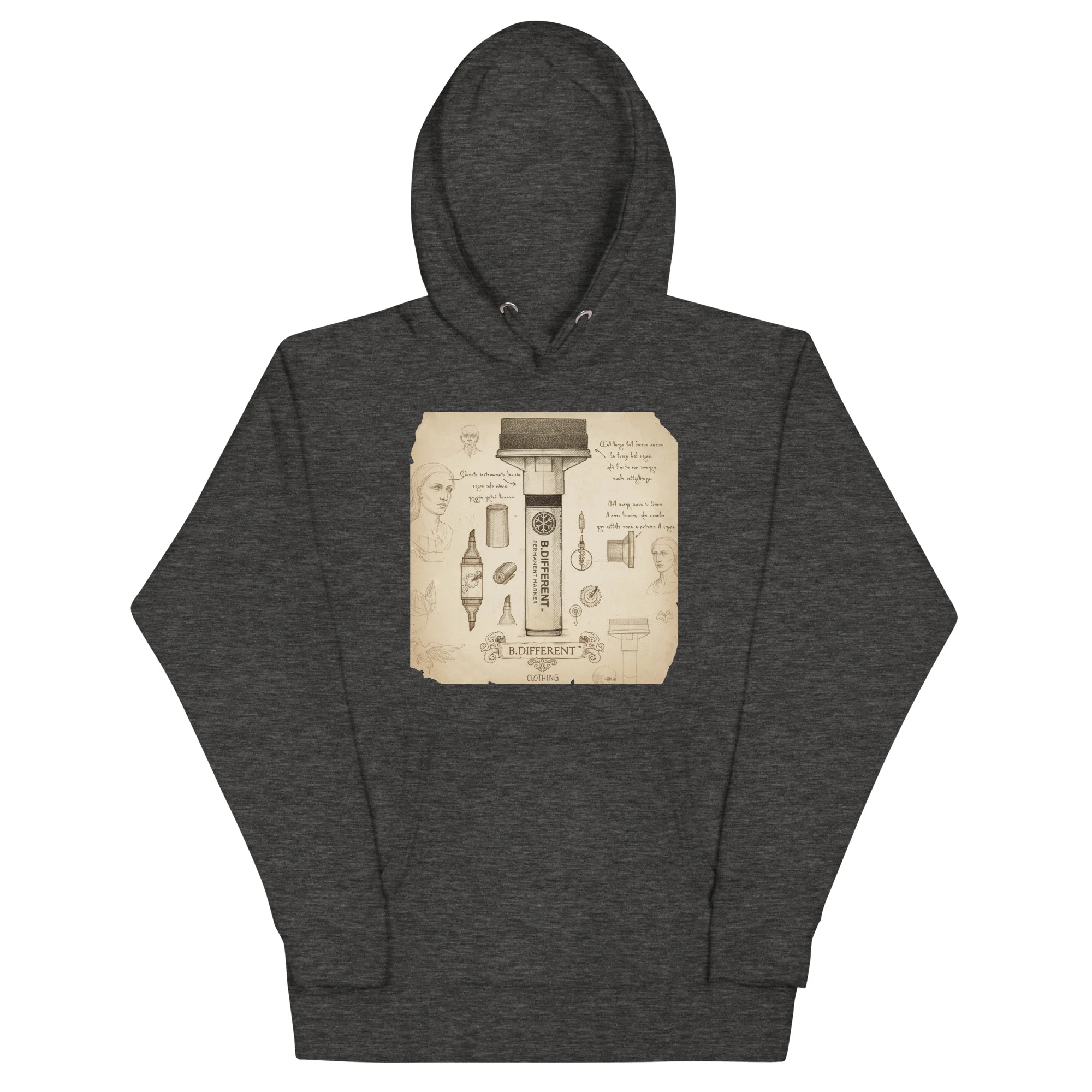 Marker Sketch Graffiti Hoodie - Image 19