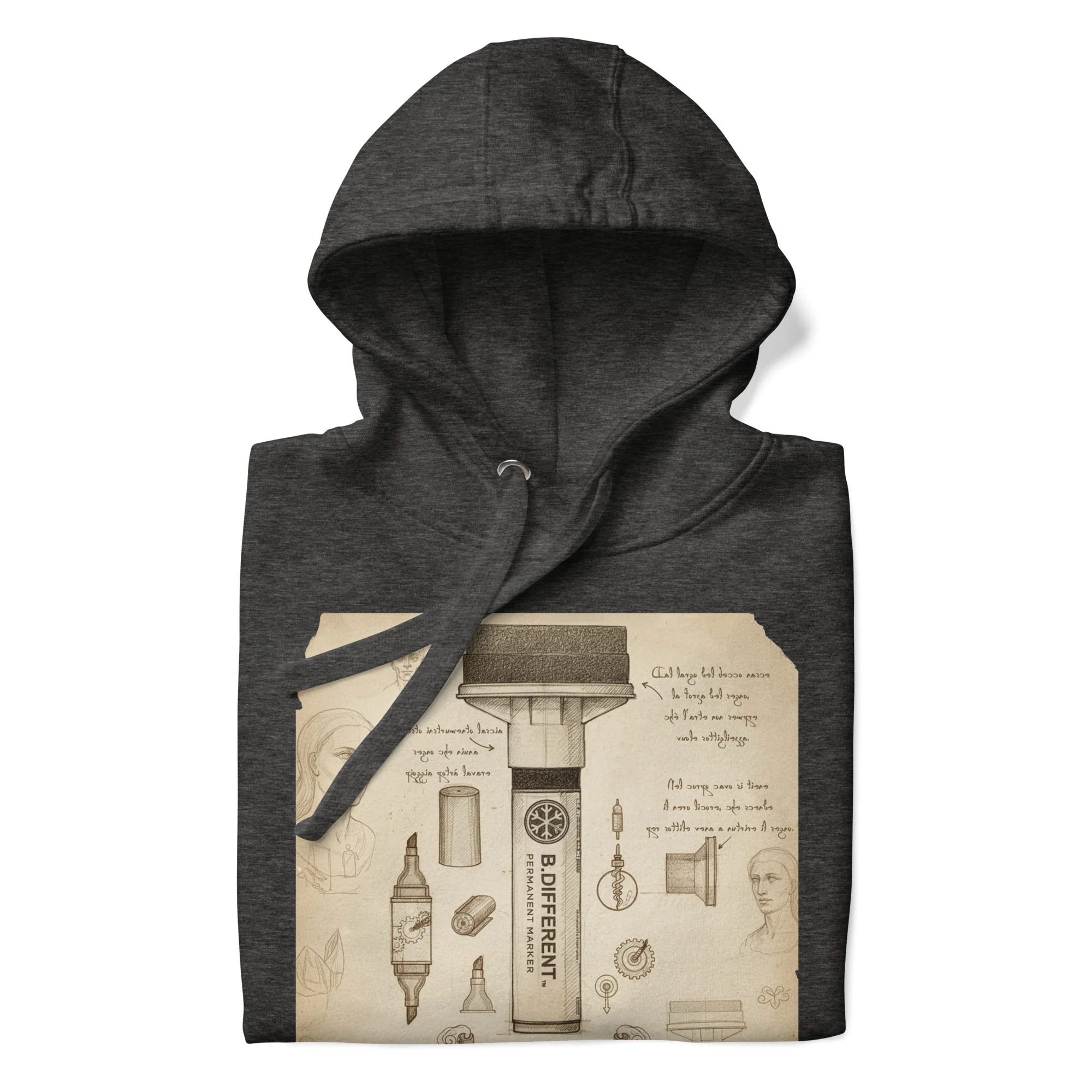 Marker Sketch Graffiti Hoodie - Image 21