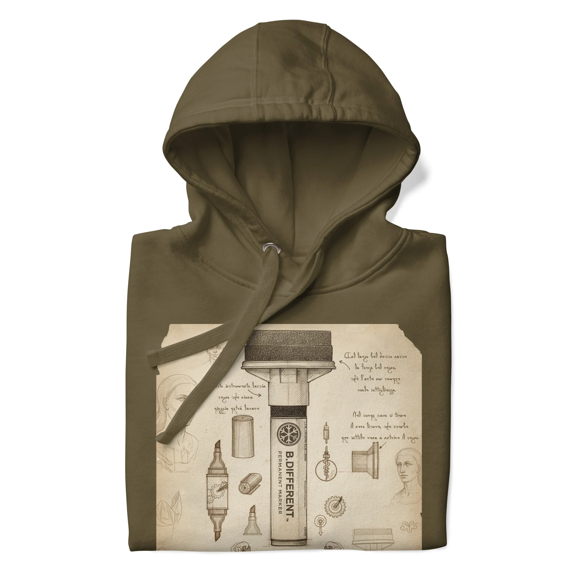 Marker Sketch Graffiti Hoodie - Image 27