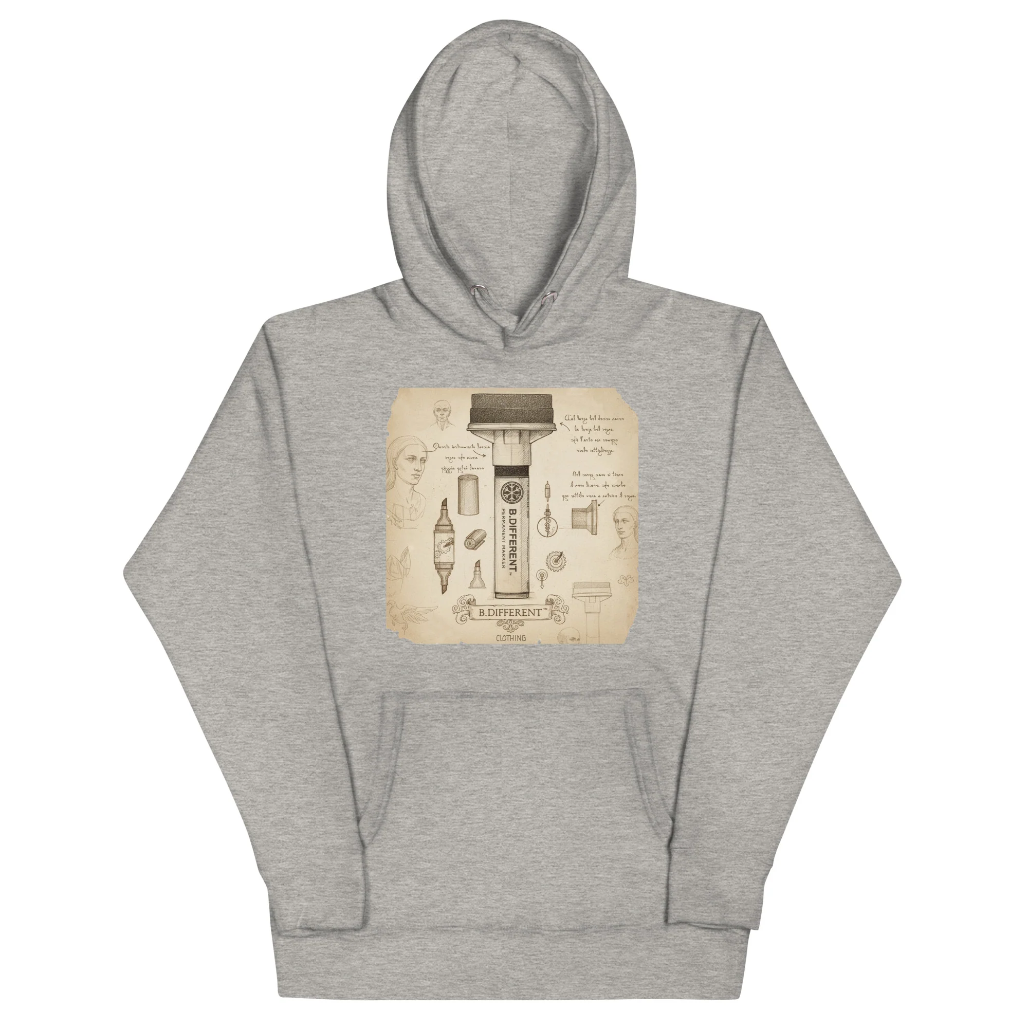 Marker Sketch Graffiti Hoodie - Image 31
