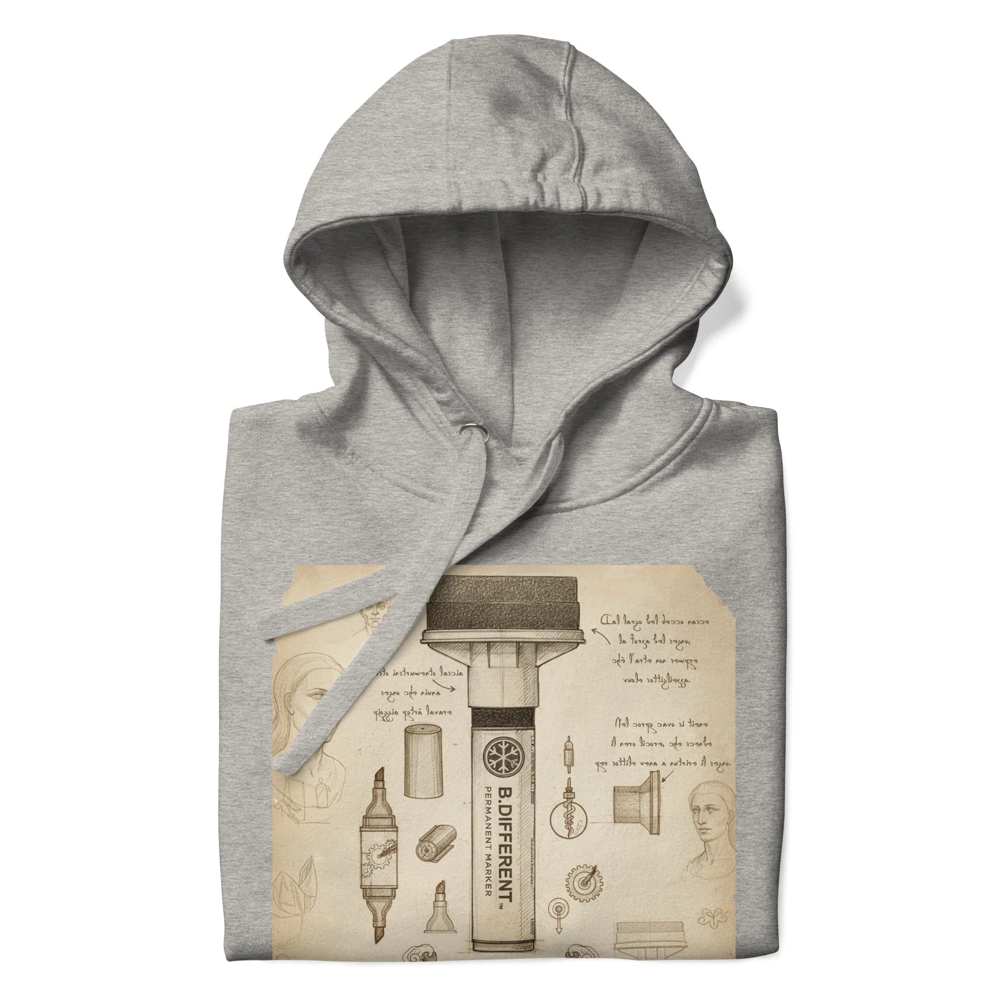 Marker Sketch Graffiti Hoodie - Image 33