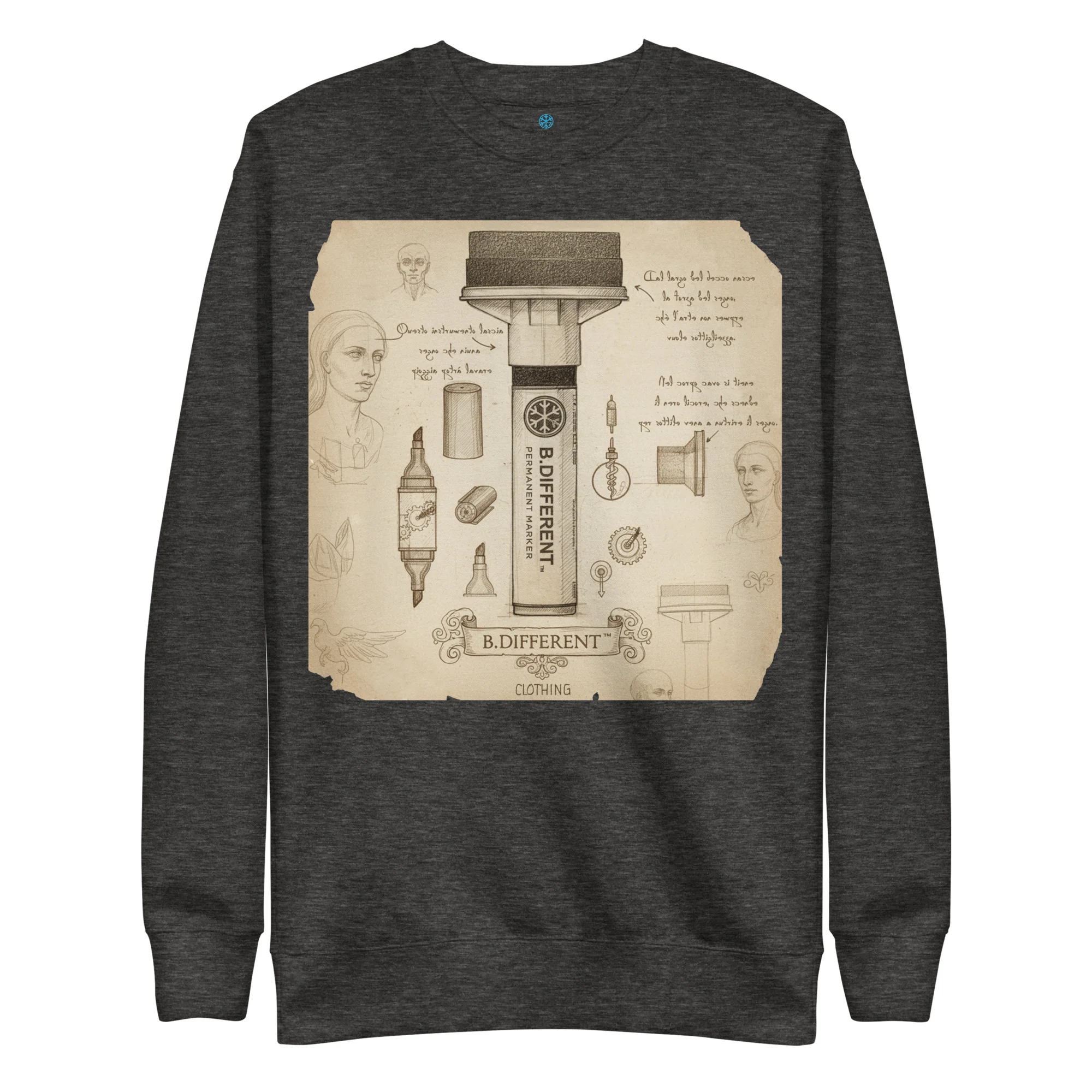 Marker Sketch Graffiti Sweatshirt - Image 13
