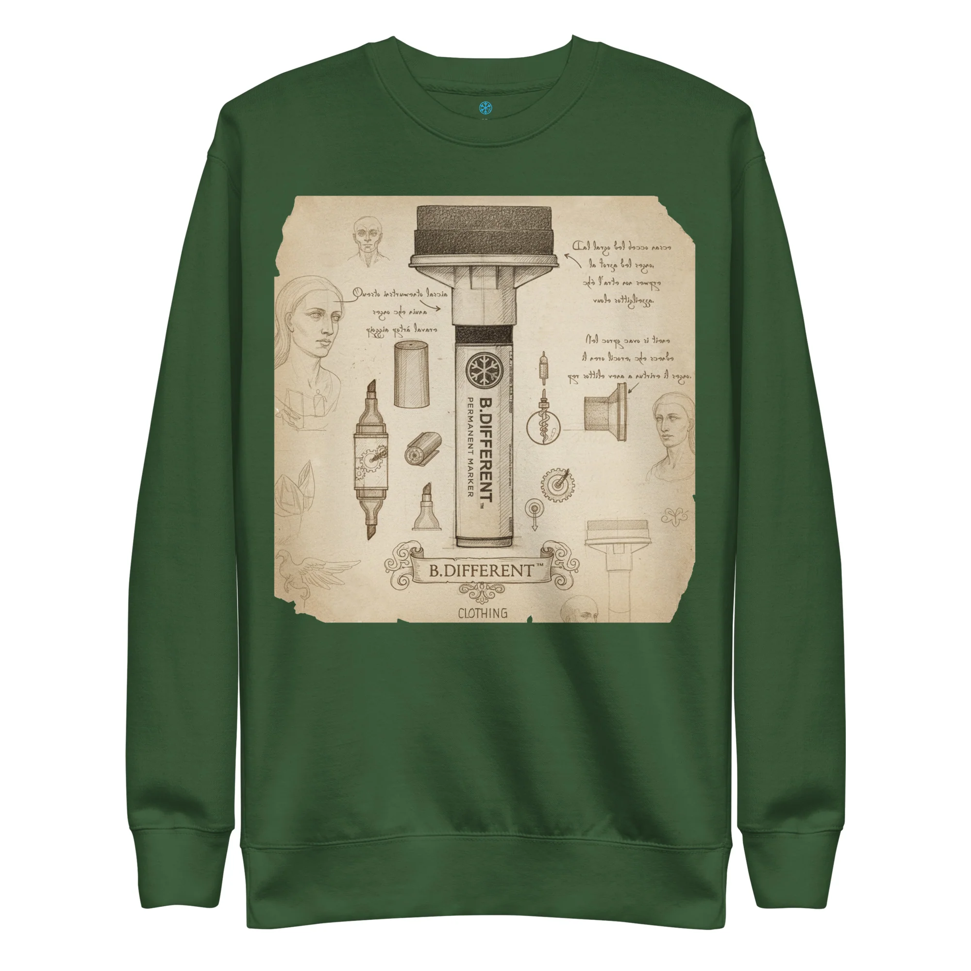 Marker Sketch Graffiti Sweatshirt - Image 19