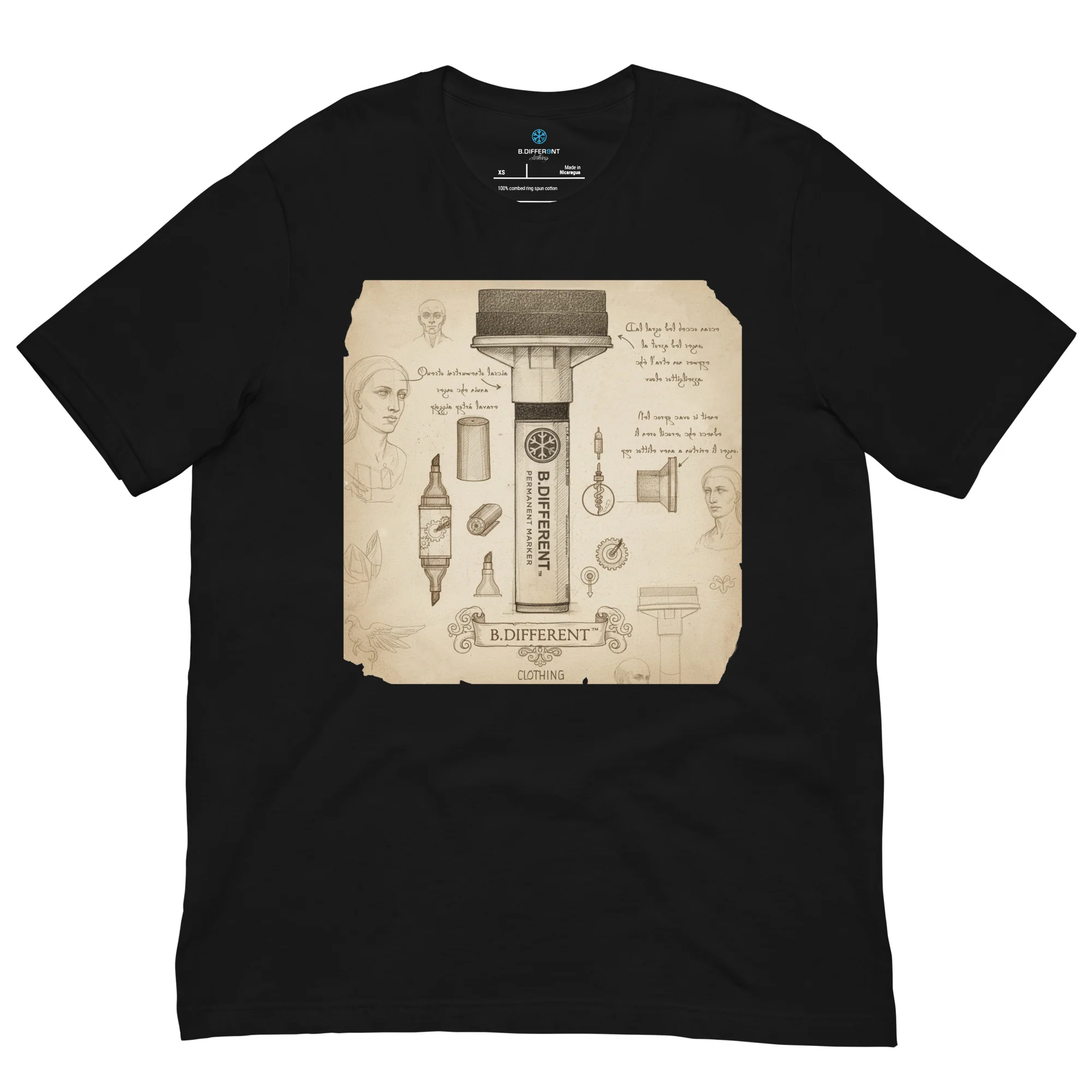 Marker Sketch Graffiti Tee - Image 13