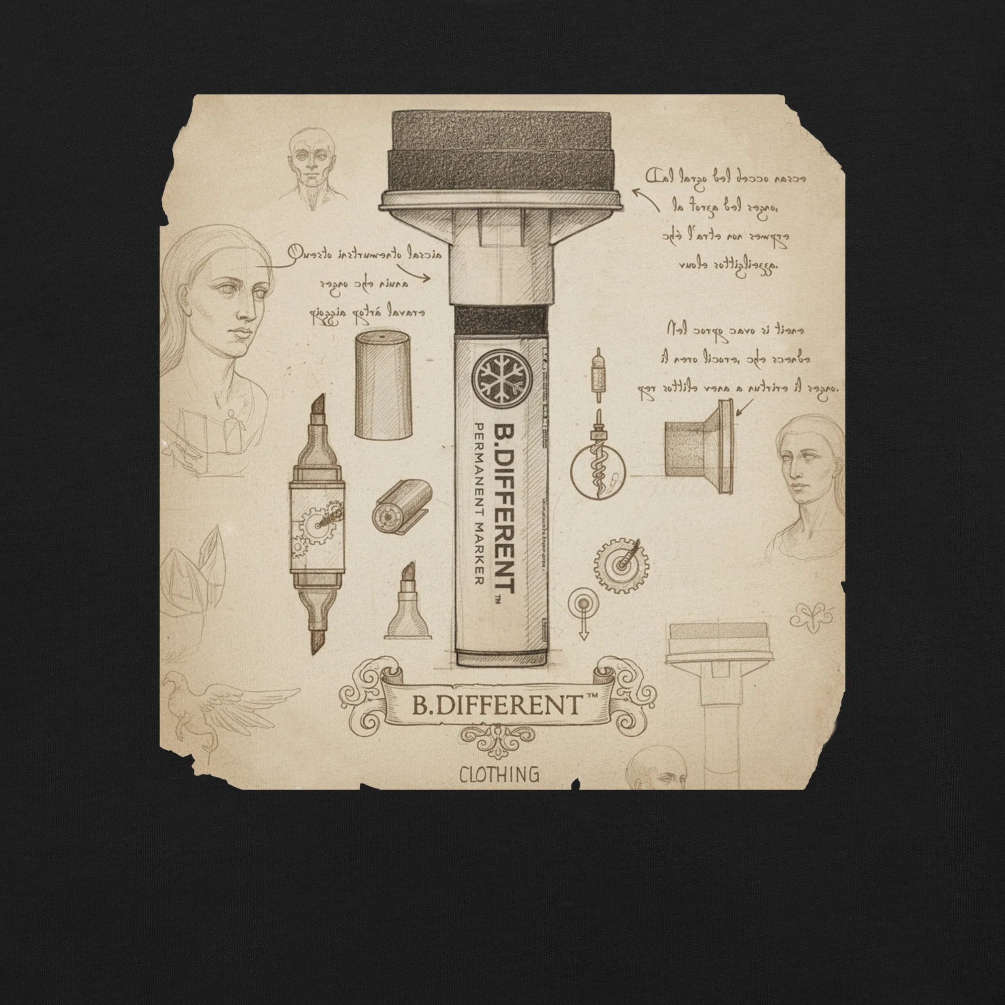 Marker Sketch Graffiti Tee - Image 14