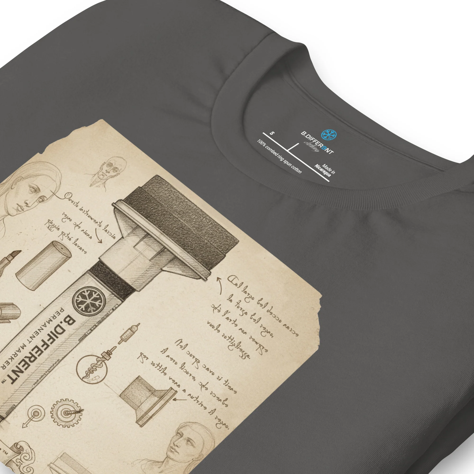 Marker Sketch Graffiti Tee - Image 36