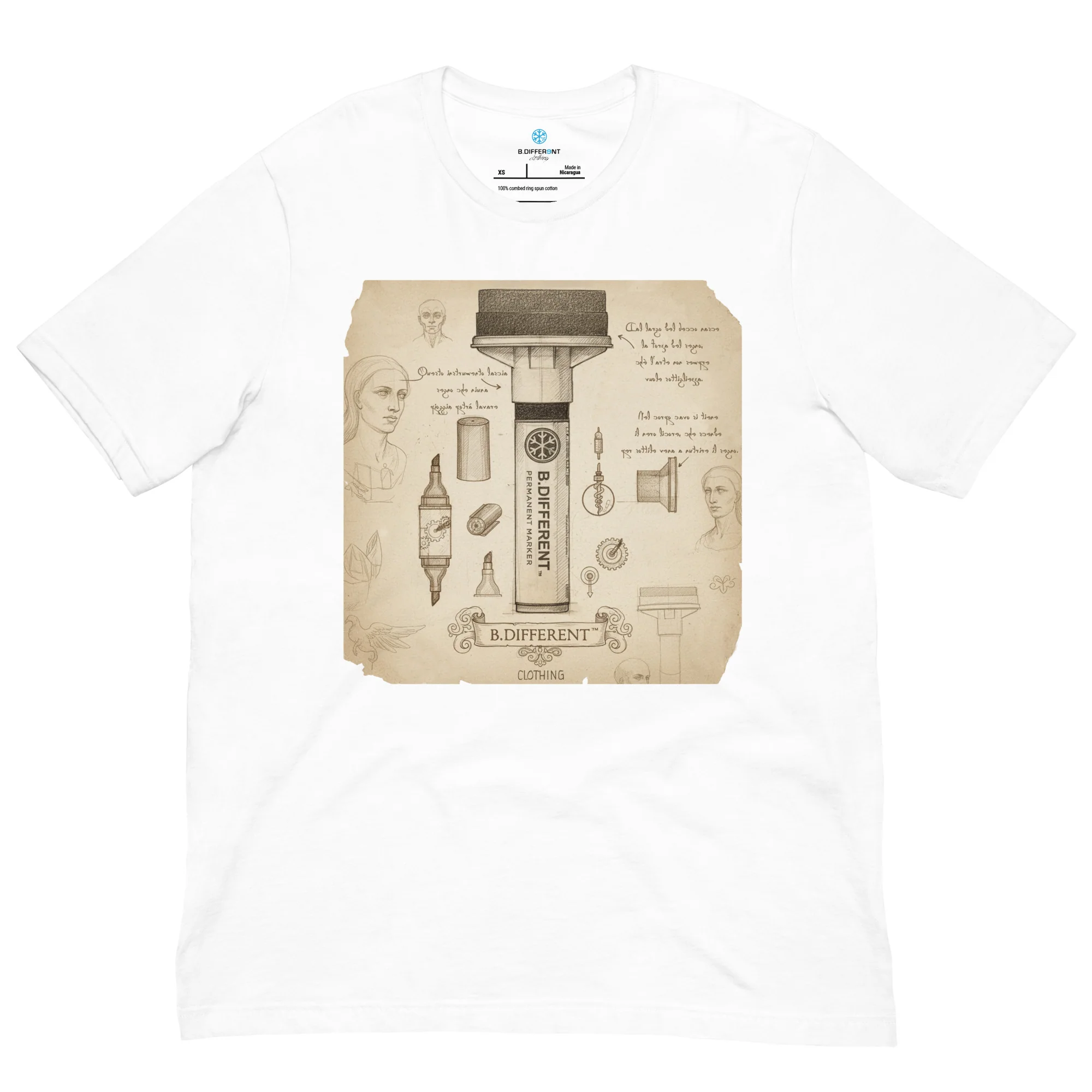 Marker Sketch Graffiti Tee - Image 7